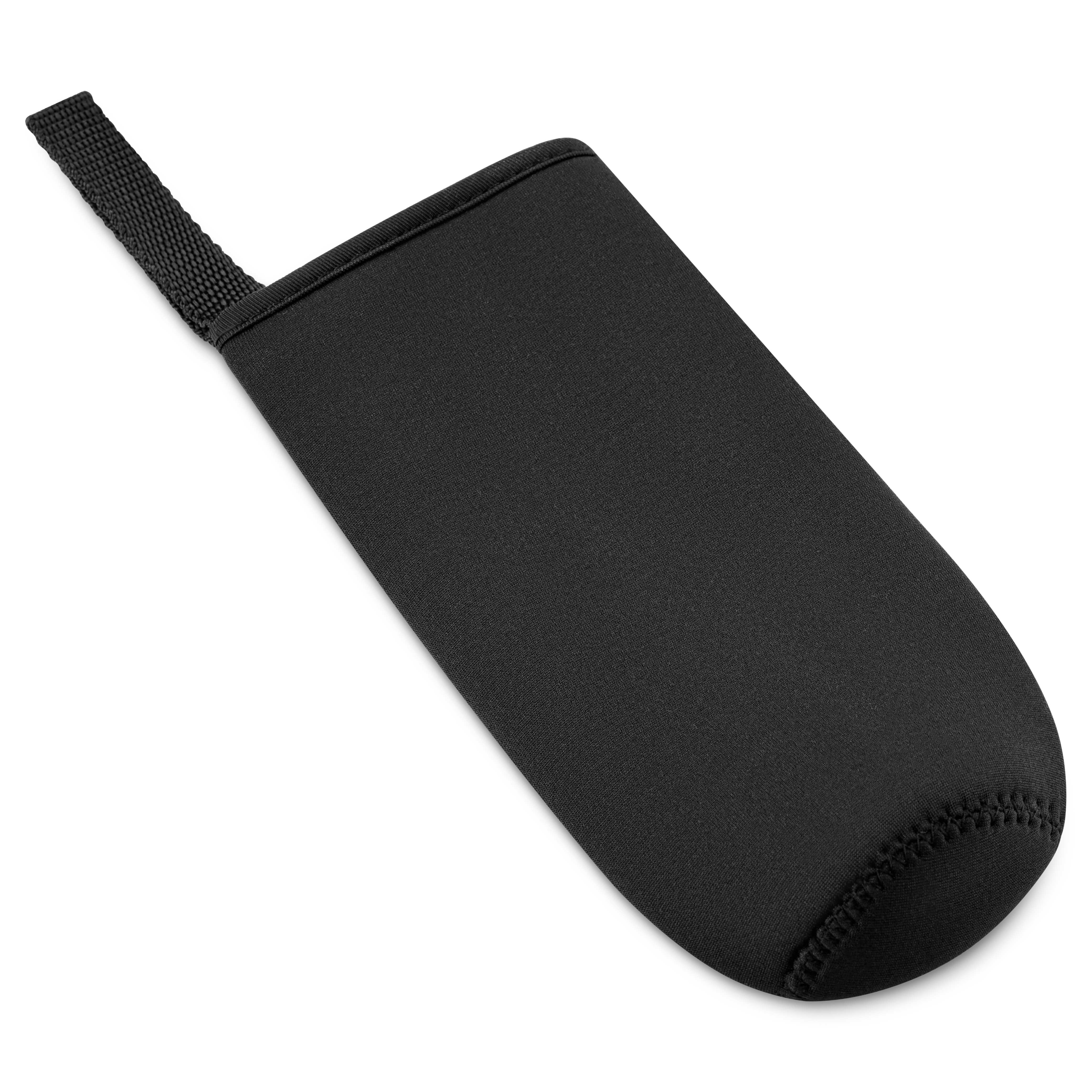 Czarny pokrowiec na butelkę z neoprenu | 750 ml - 2