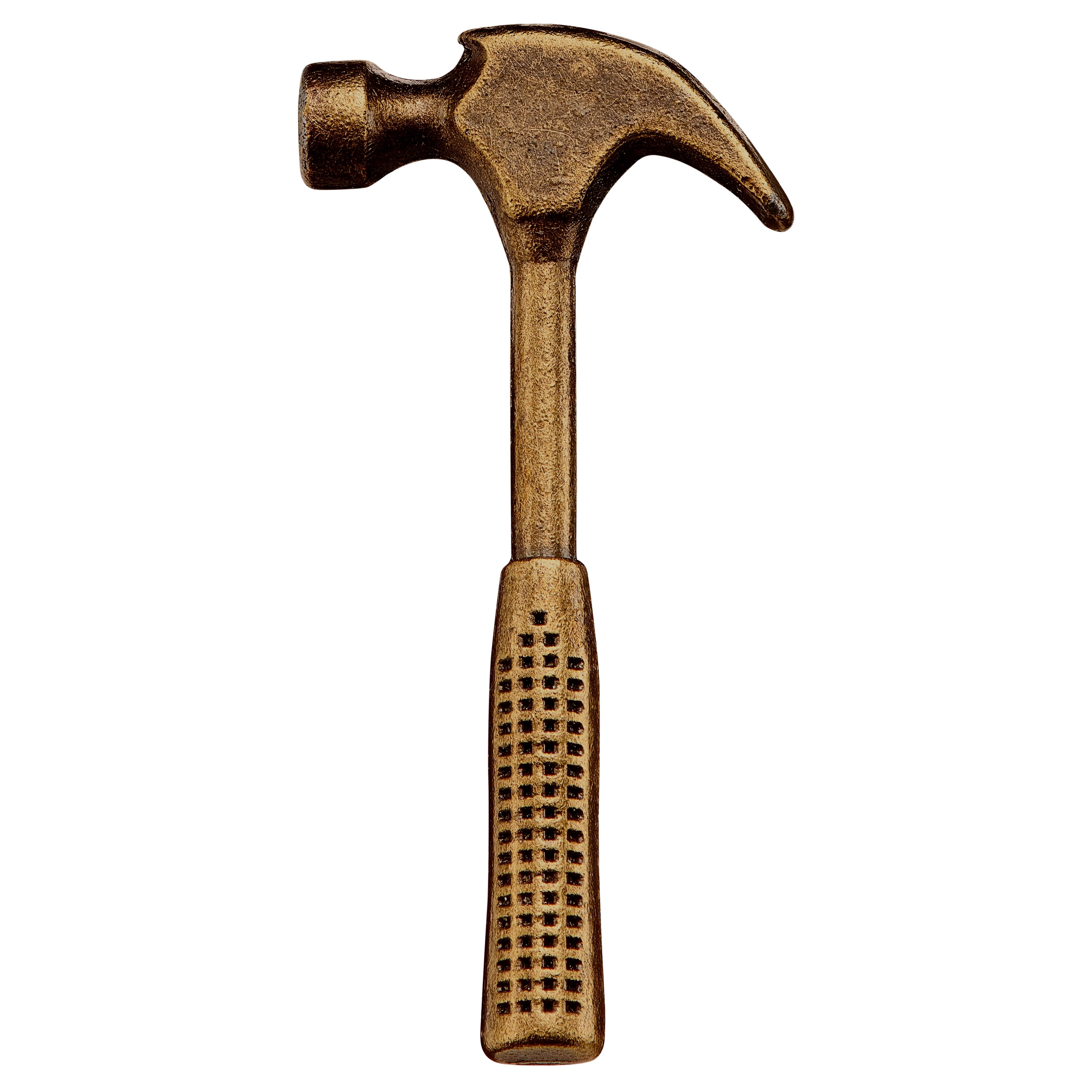 Adactus | Alfiler de solapa con forma de martillo estilo retro dorado
