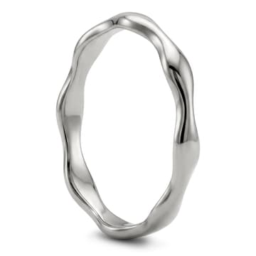 Magma | Prstan iz nerjavečega jekla srebrne barve z valovitim dizajnom, širina 4mm
Magma | Prstan iz nerjavečega jekla srebrne barve z valovitim dizajnom, širina 4mm