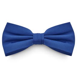 XL Blue Basic Pre-Tied Bow Tie