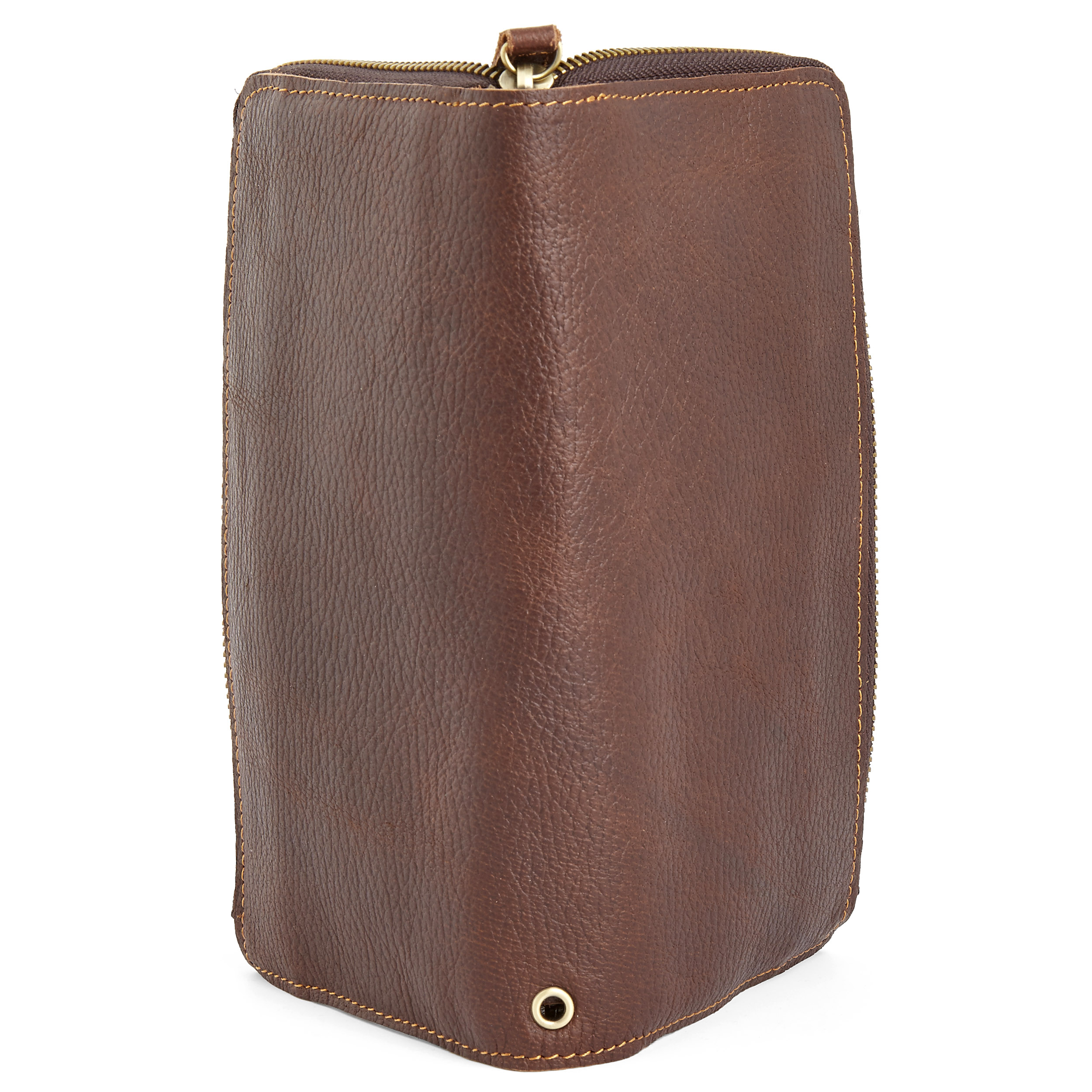 Extra Stor Brun Plånbok - 6