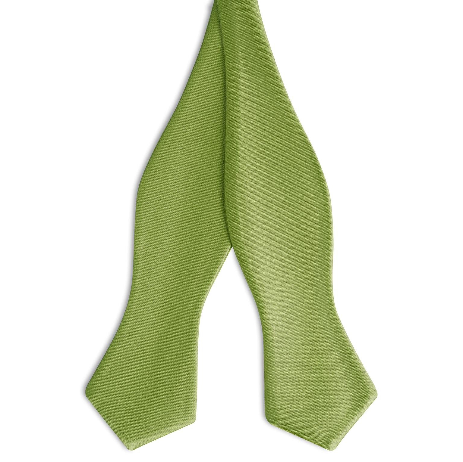 Sea Green Self-Tie Satin Diamond Tip Bow Tie Sea Green Self-Tie Satin Diamond Tip Bow Tie