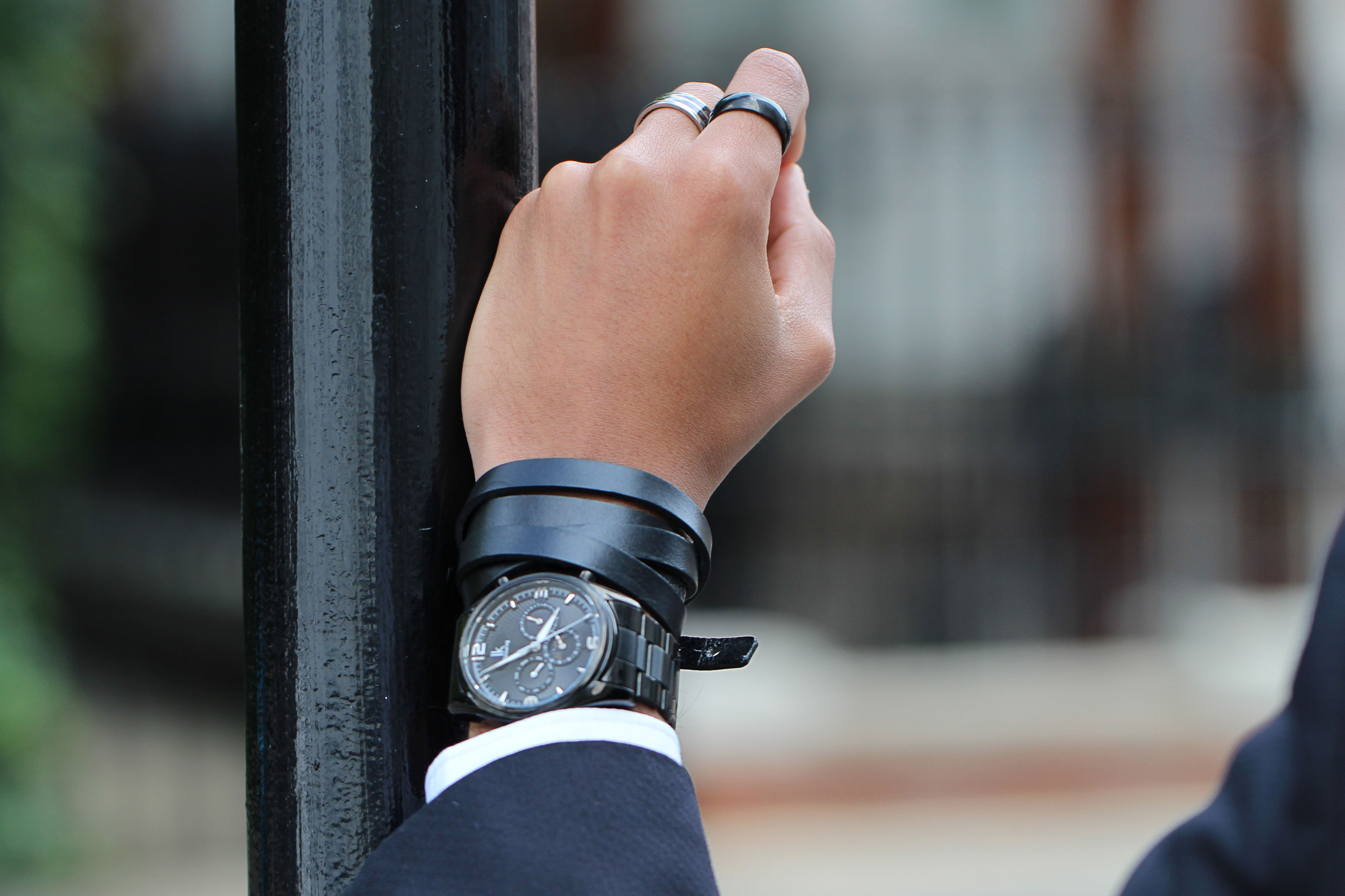 Raidallinen titaani-hiilikuitusormus - 4