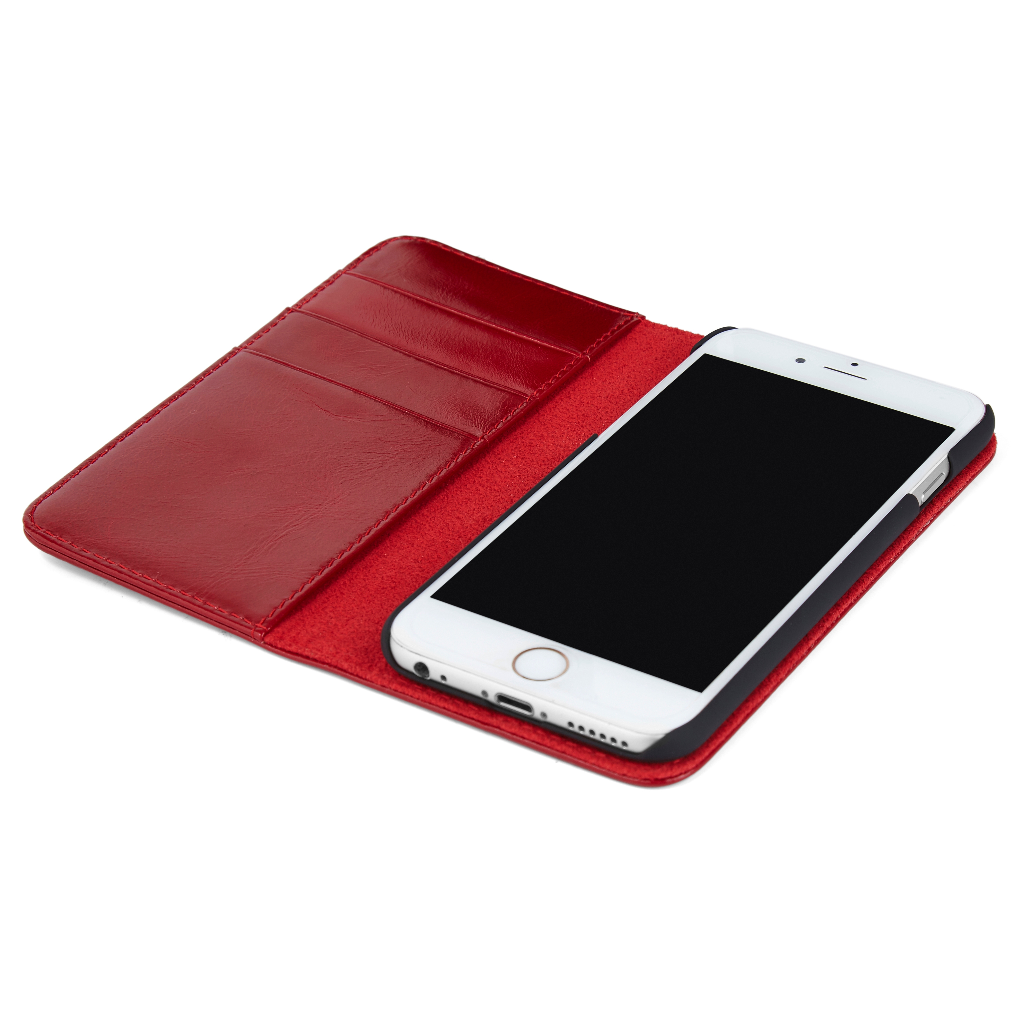 Roodleren iPhone 7 Case - 2