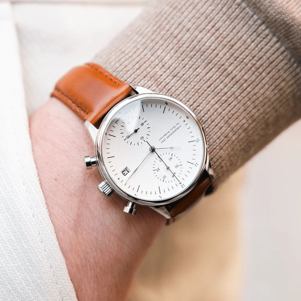 時計 ABOUT VINTAGE 1844 WHITE About Vintage 1844 Chronograph Steel / White Watch | Maclin