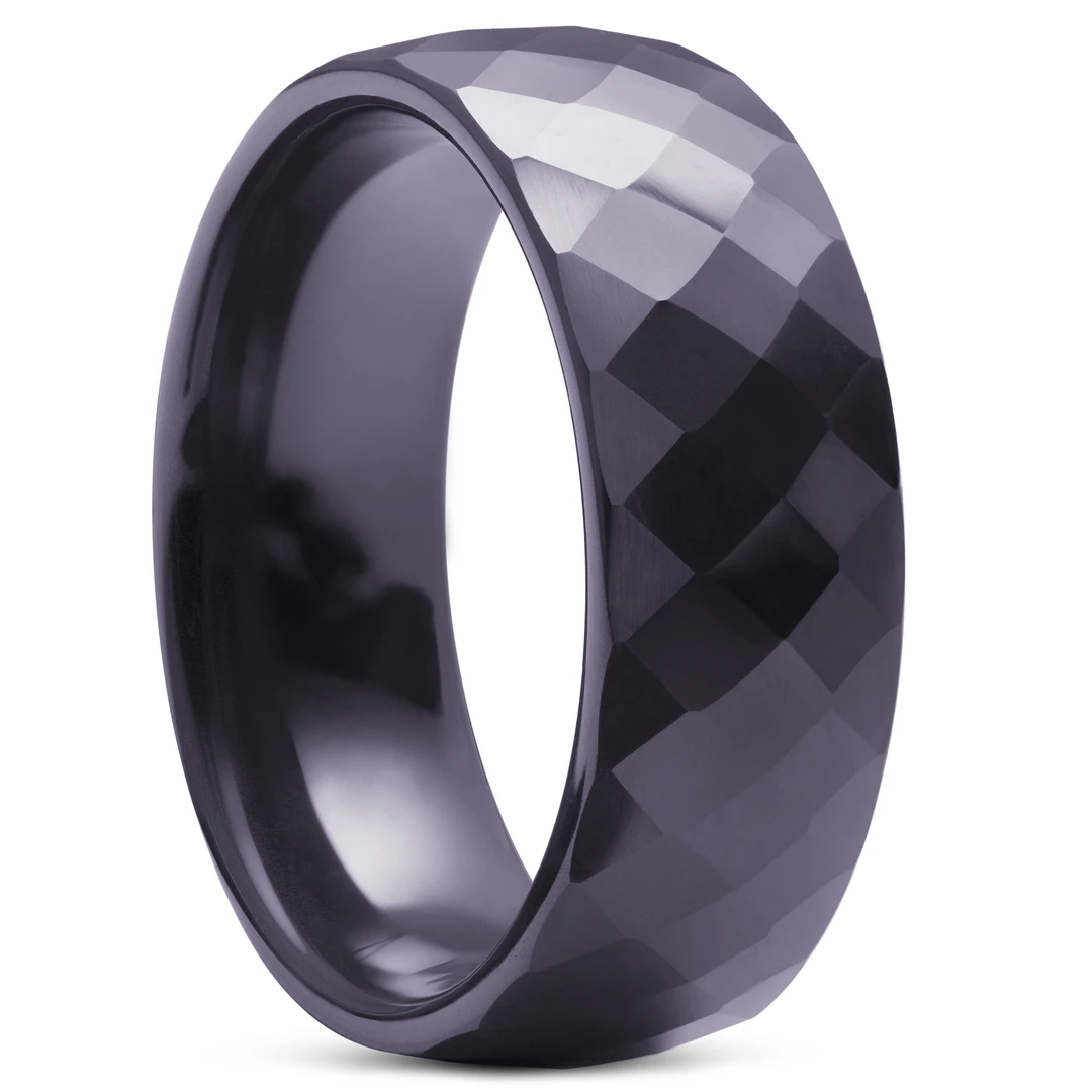 Polished Black Ceramic Ring | In stock! | Lucleon