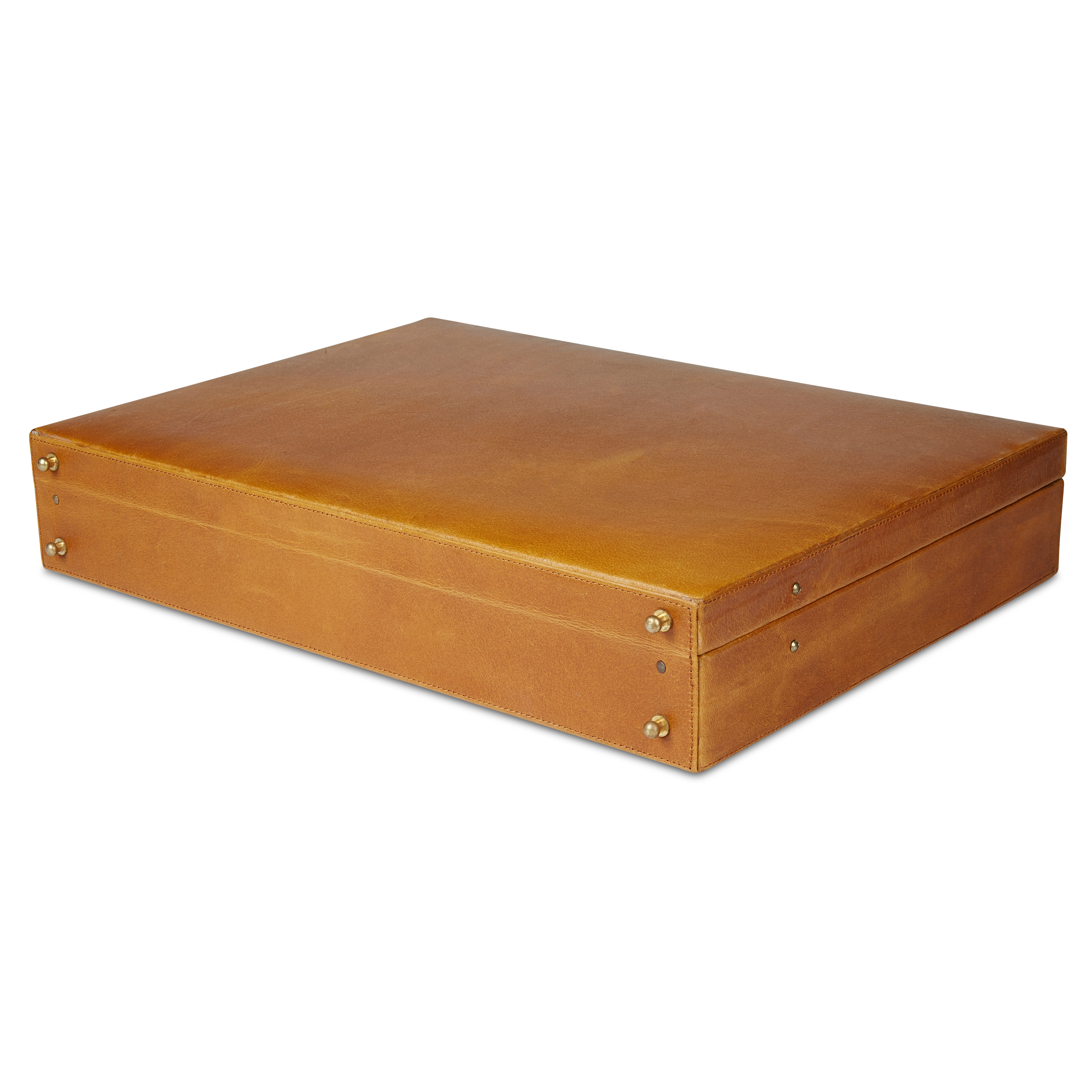 Attachemappe i Tan Læder - 3