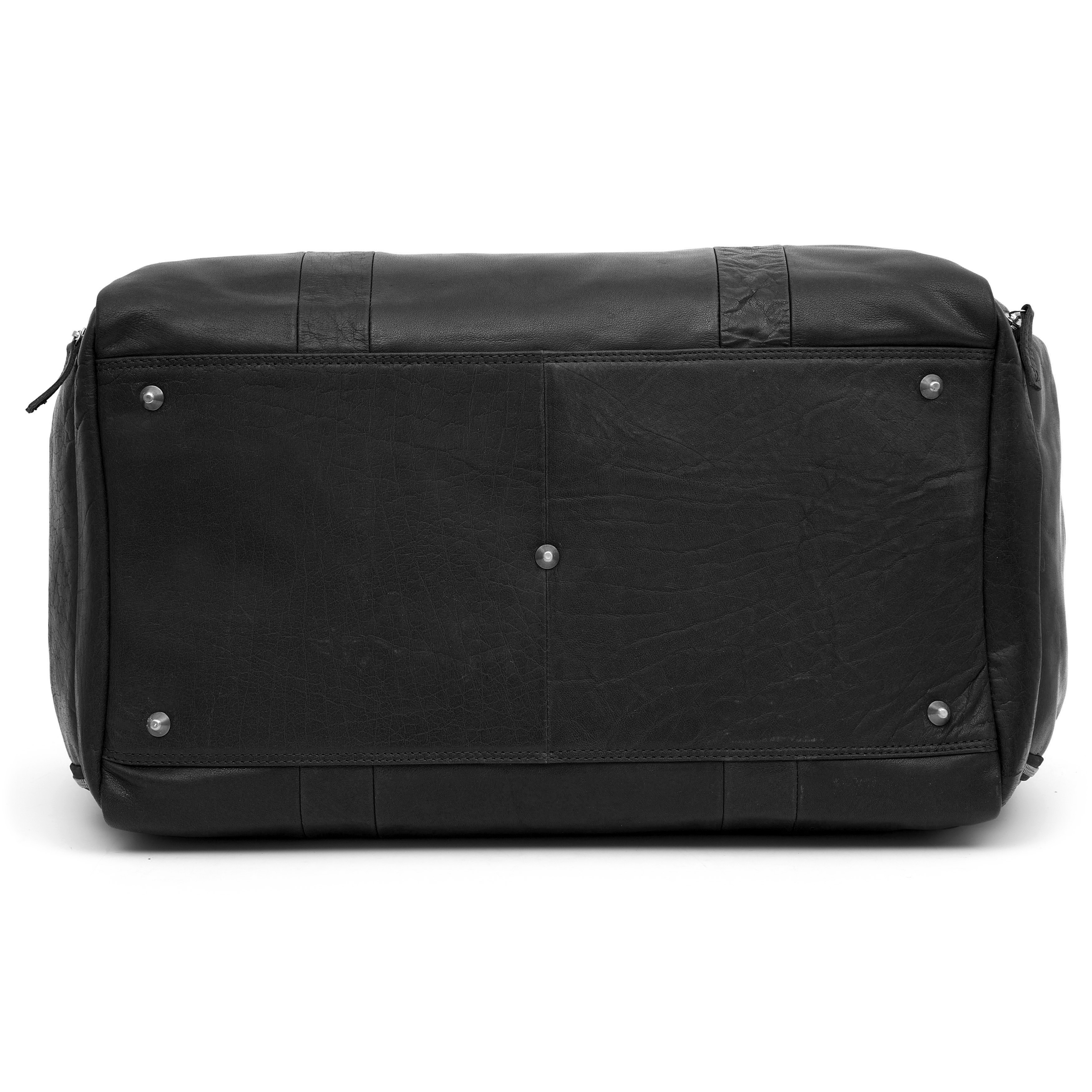 Bolsa de viaje grande Montreal de cuero negro - 9
