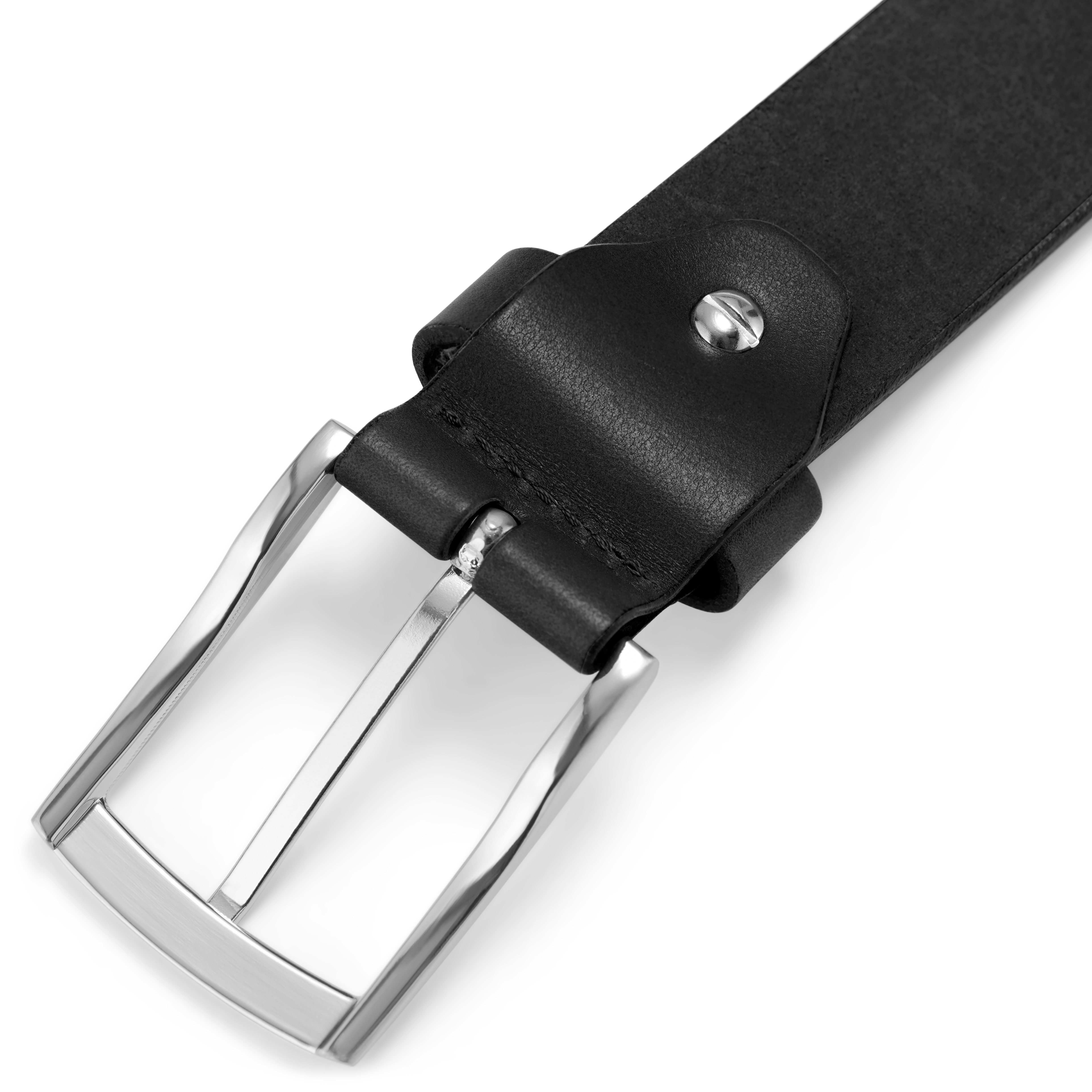 Čierny opasok z lícovej kože XL Henry - 5