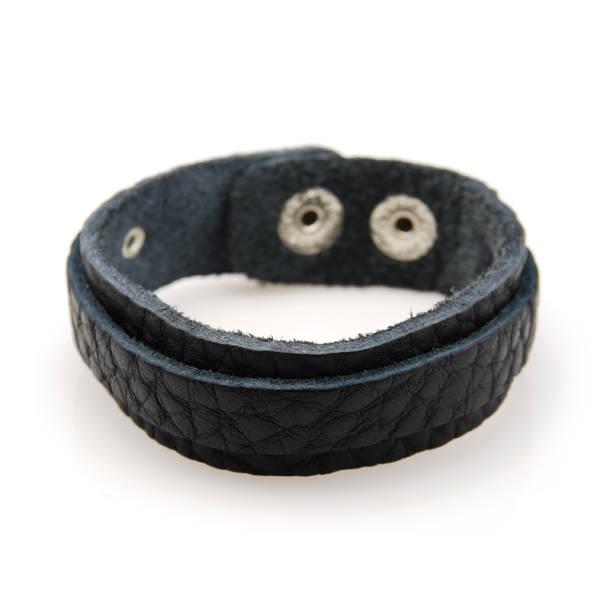 Smalt Slangelignende Læderarmbånd - 1