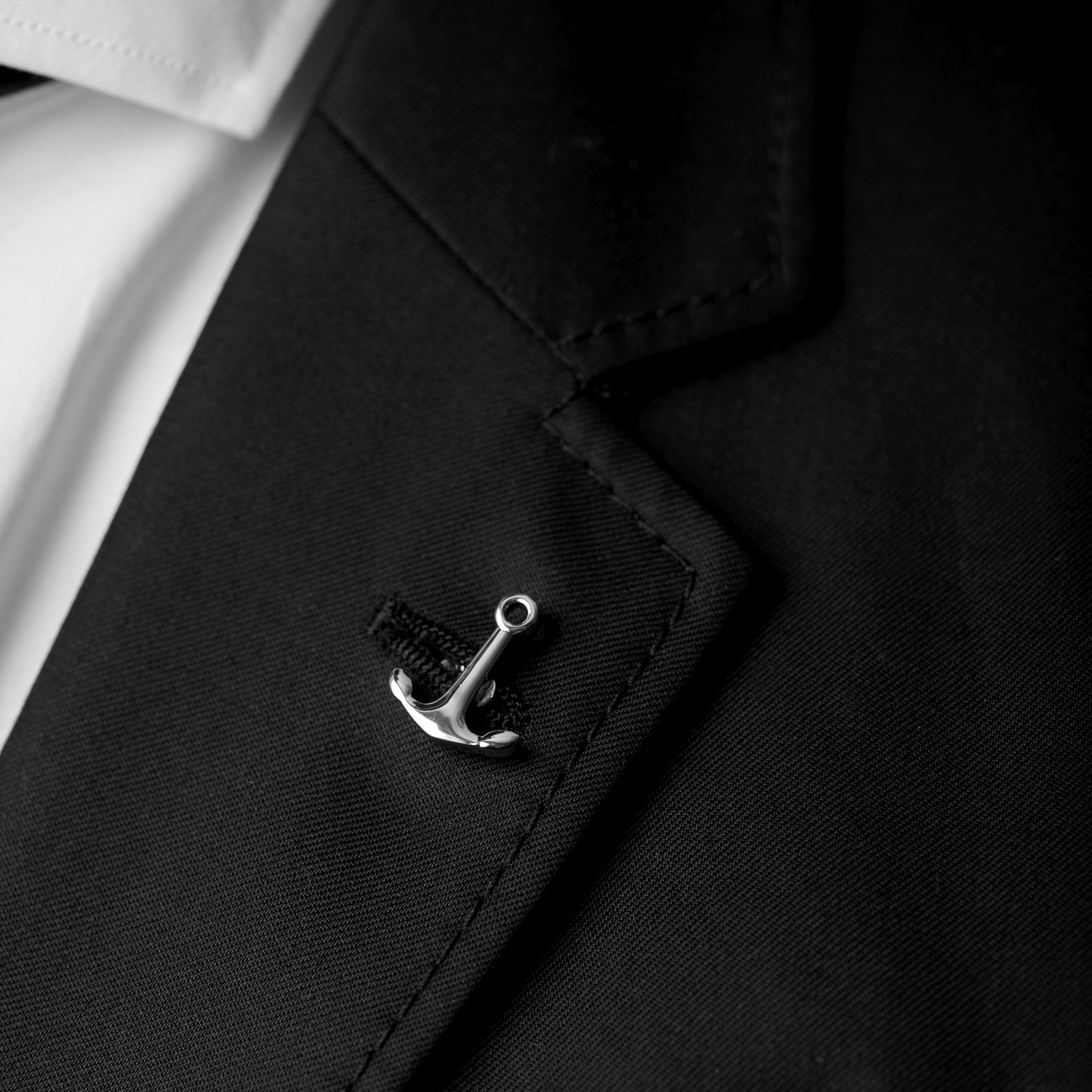 Silberfarbener Anker Reversanstecker - 4