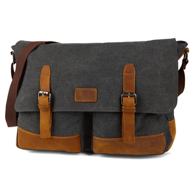 Spencer Graue & Hellbraune Laptoptasche Spencer Graue & Hellbraune Laptoptasche
