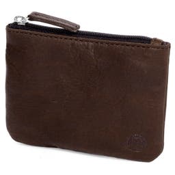 Montreal Sporty Brown RFID Leather Pouch