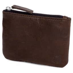 Montreal | Sporty Brown RFID Leather Pouch