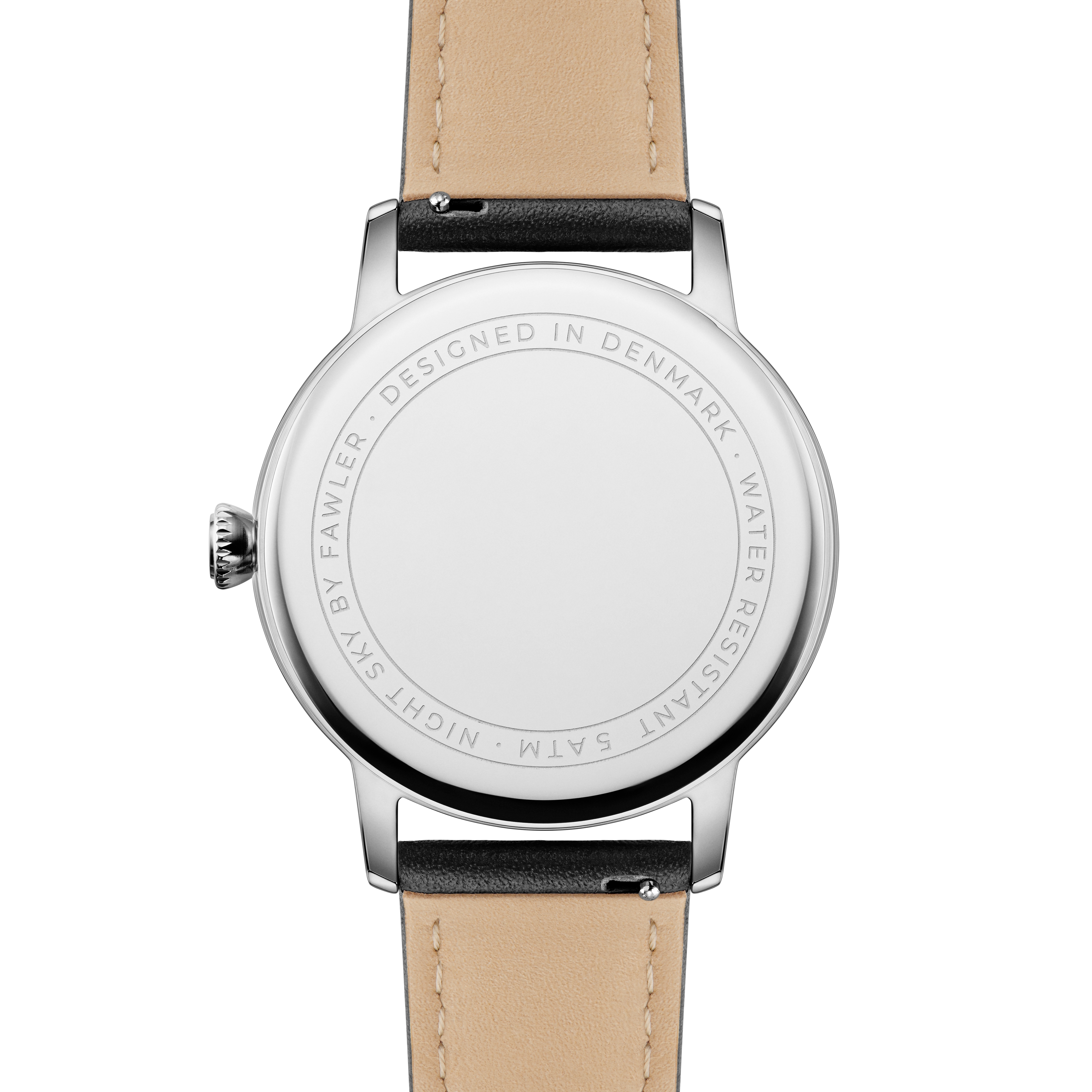 Night Sky | Montre GMT en acier inoxydable argenté à cadran orné d&#x27;aventurine - 4