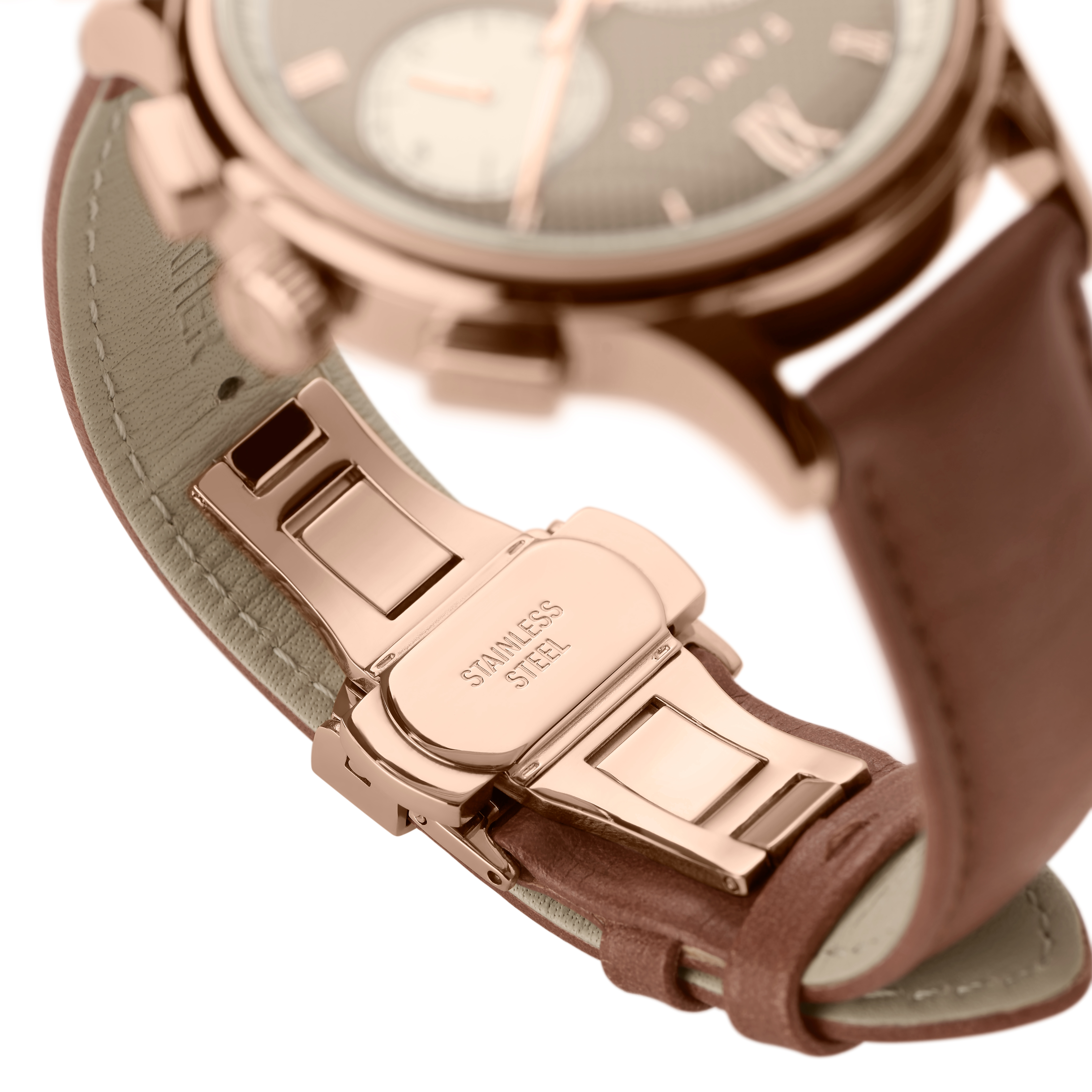 Cicero | Limited Edition Roséguldfärgad Vintage Kronograf-klocka - 9
