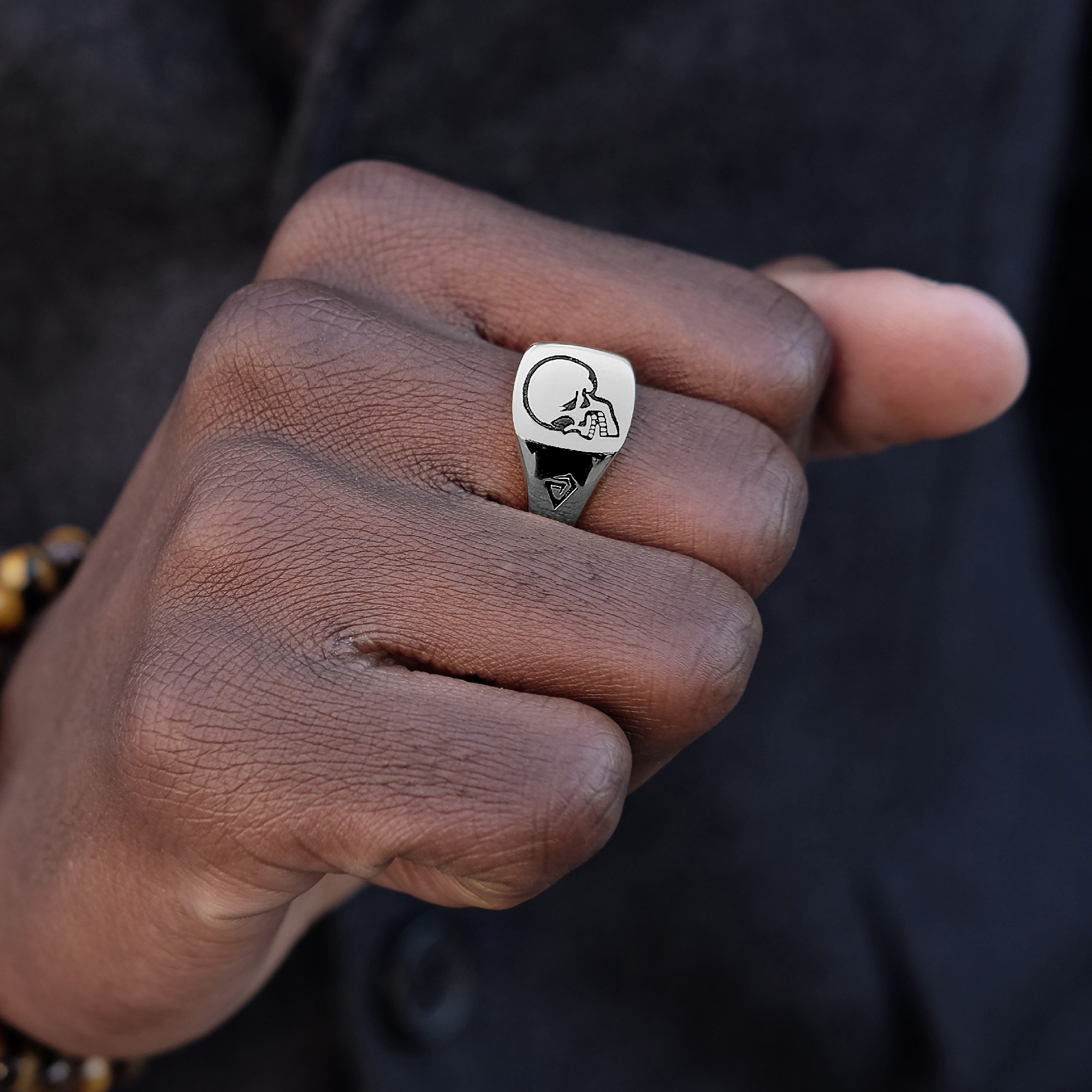 Kranium 925er Silberring - 4