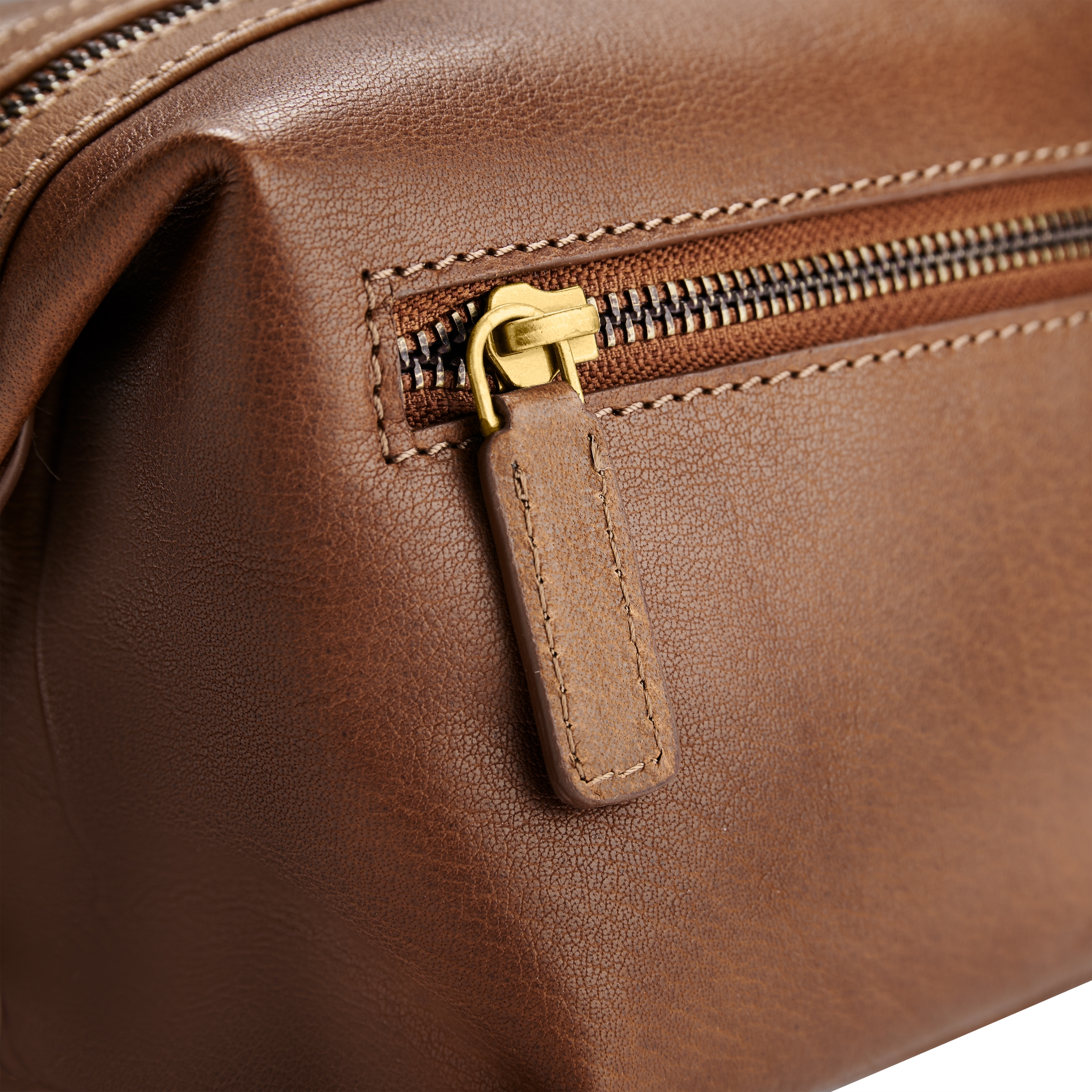 Piperetáska | Sötétbarna teljes barkás bivalybőr - 4