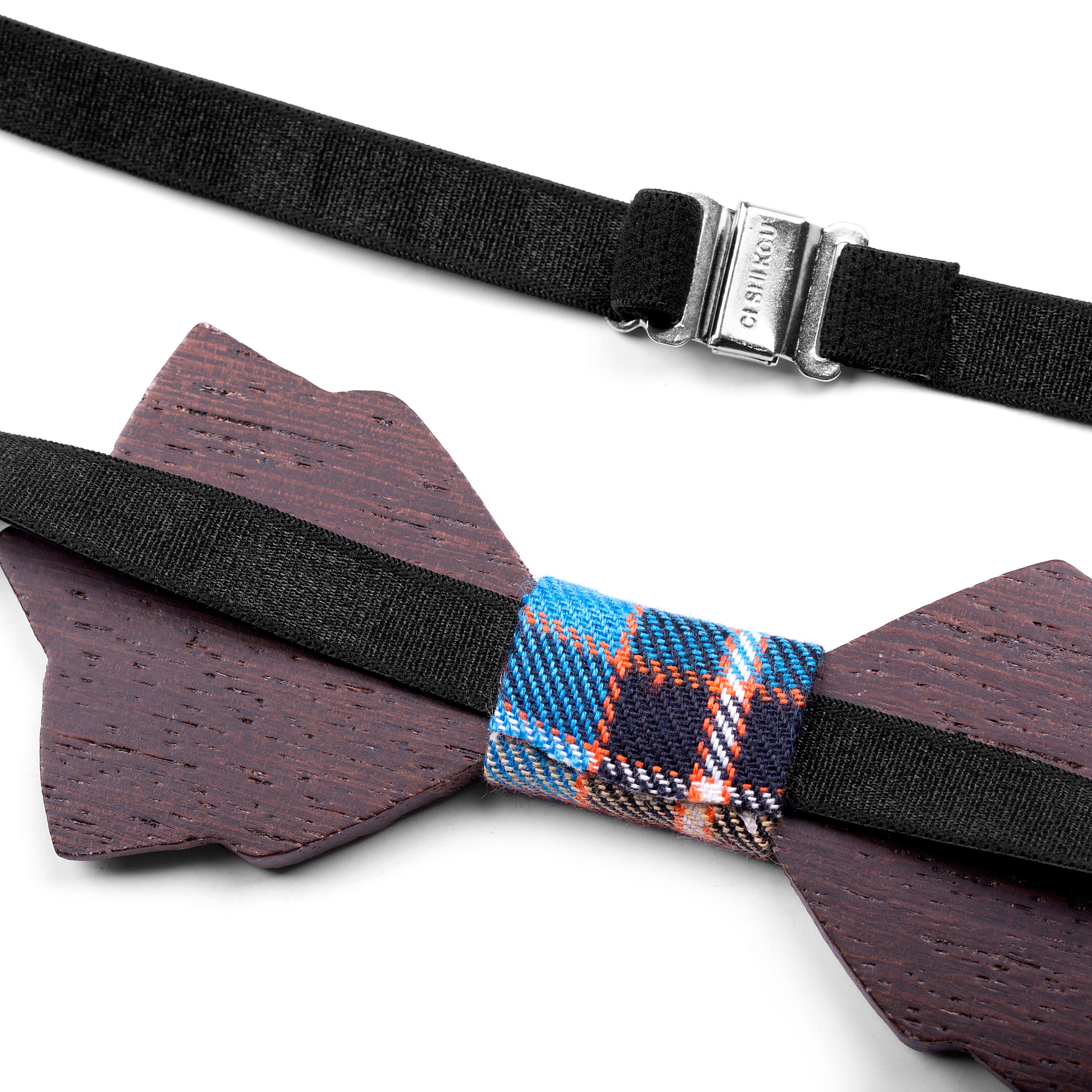 Dvojitý motýlik African z wenge dreva - 3