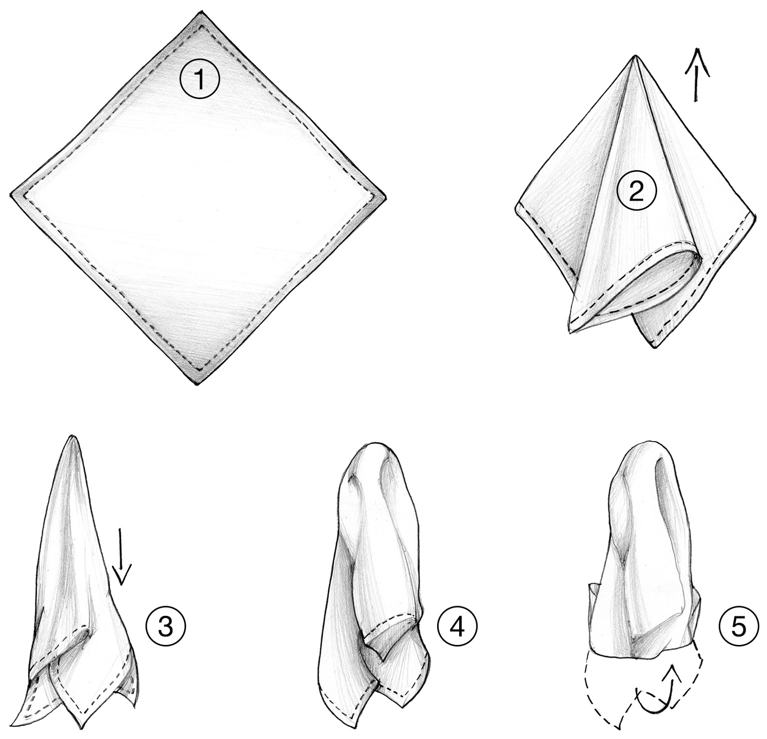 The Puff Pocket Square Fold