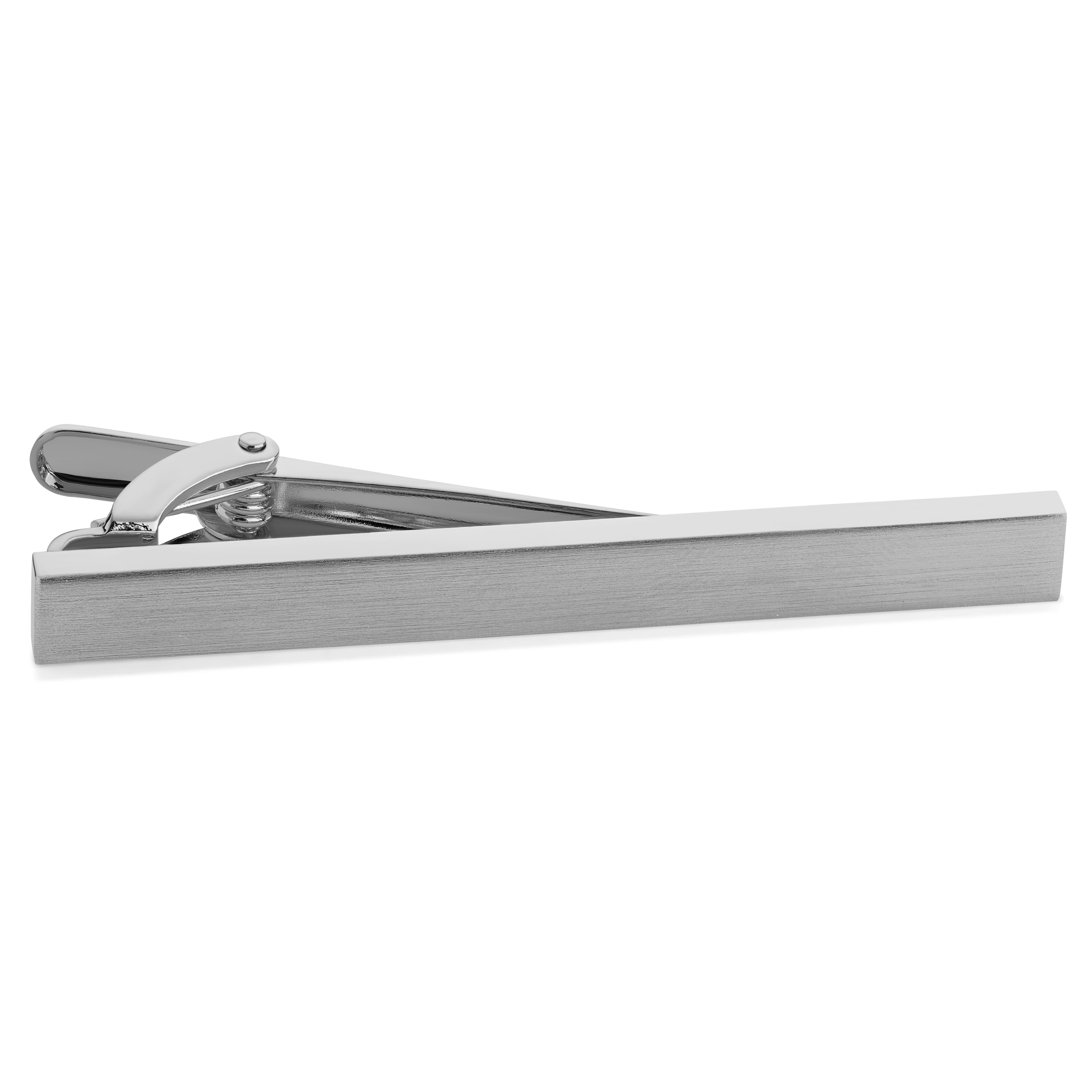 Matt ezüst tónusú nyakkendőtű - 5.5 cm Matt ezüst tónusú nyakkendőtű - 5.5 cm
