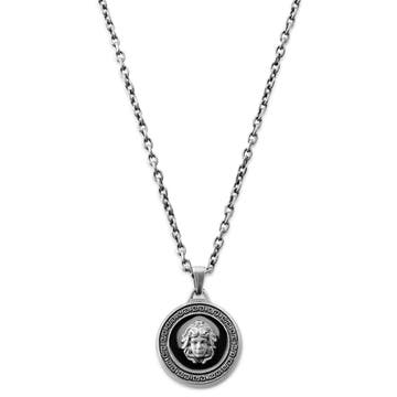 Obelius | Colar Tondo Medusa Prateado Vintage Obelius | Colar Tondo Medusa Prateado Vintage