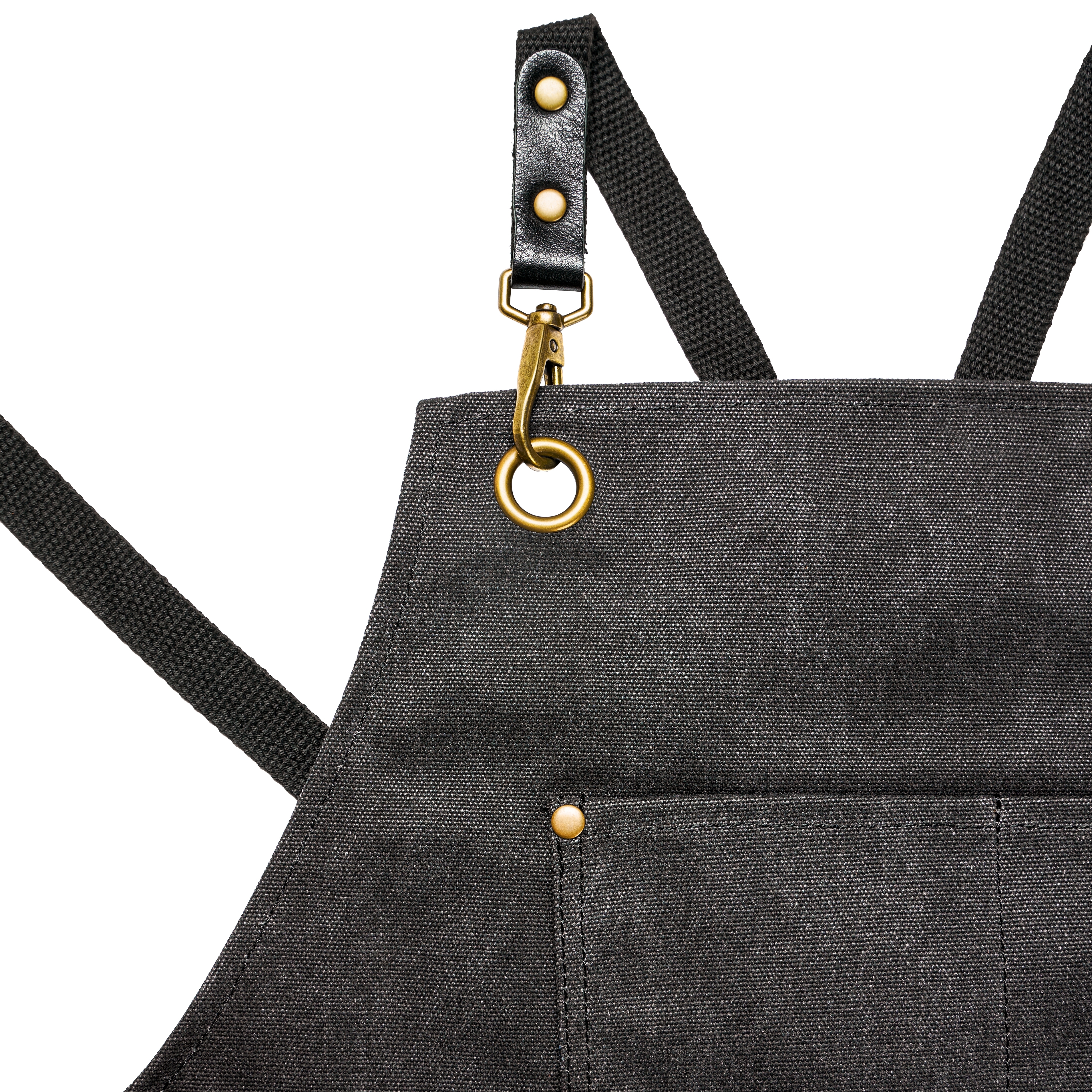 Schort | Zwart Canvas - 3