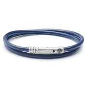 Collins | Marineblaues Lakritz-Kordelarmband Collins | Marineblaues Lakritz-Kordelarmband