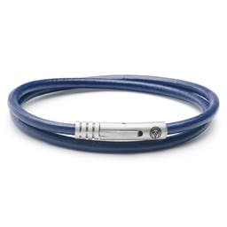 Collins | Navy Blue Liquorice Cord Bracelet