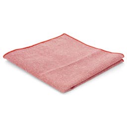 Pañuelo de bolsillo de algodón rosa