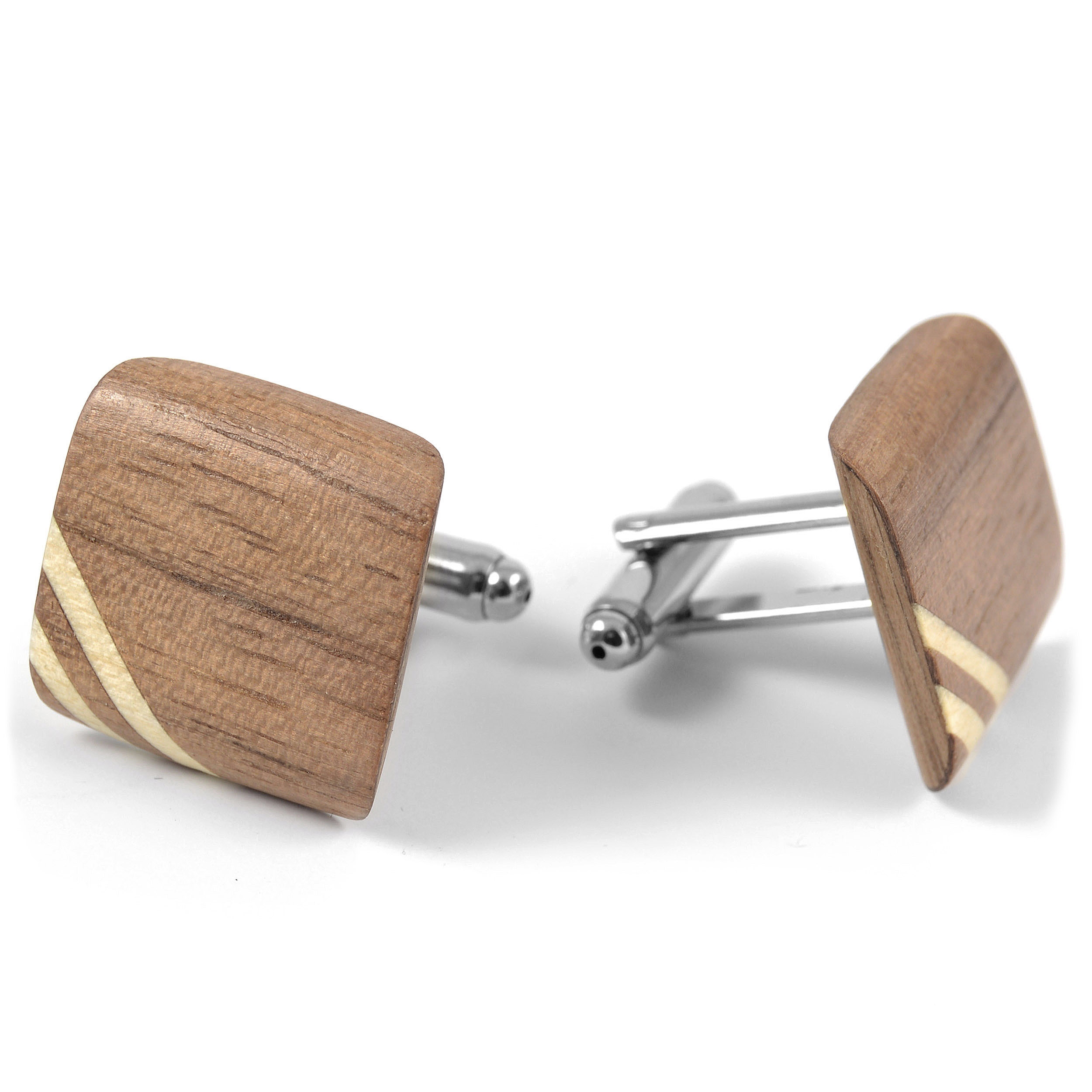 Walnut & Maple Wood Matching Set - 3