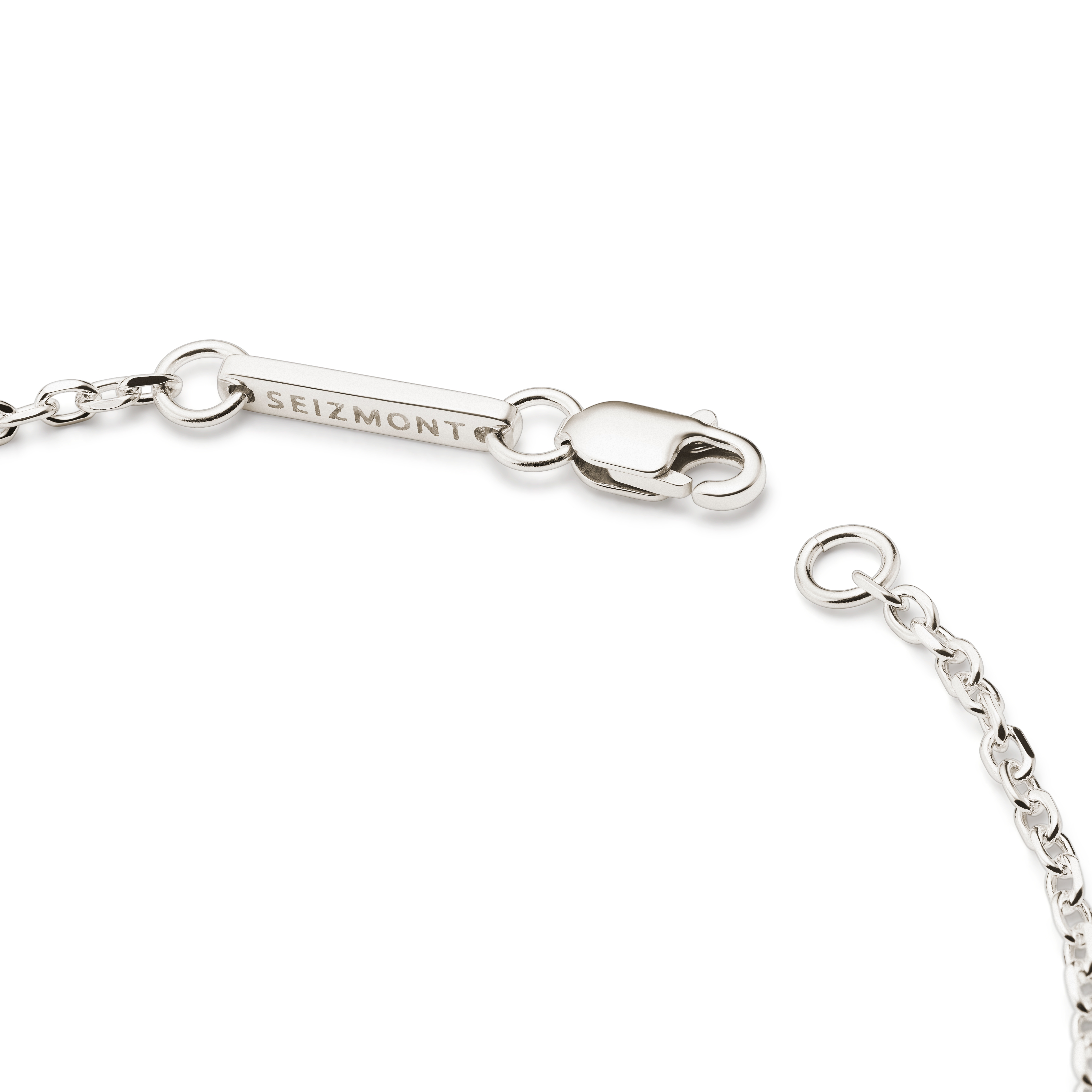 Argentia | Pulsera de cadena tipo cable en plata de ley 925 en bruto sin chapado de 2 mm - 5