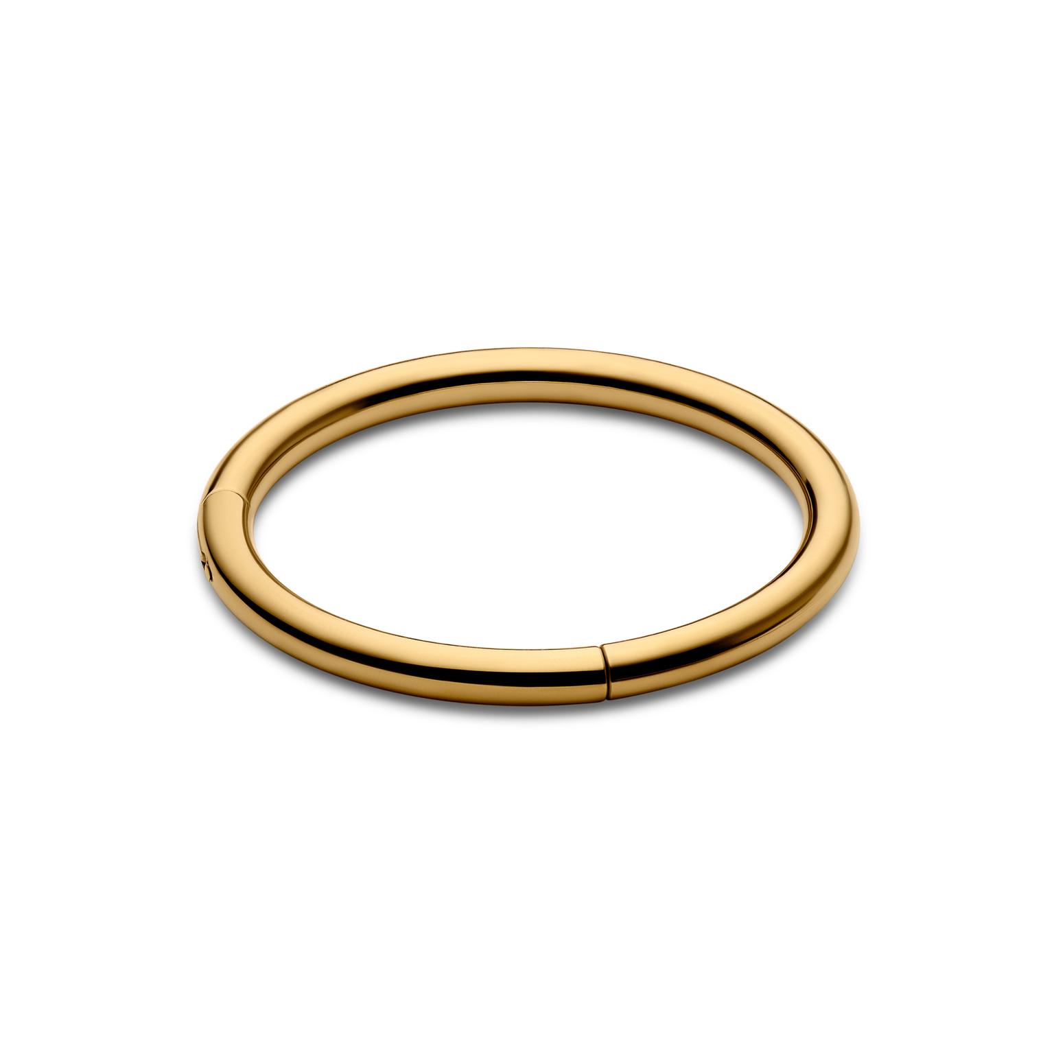 Piercing anneau couleur or en acier chirurgical 6 mm Piercing anneau couleur or en acier chirurgical 6 mm
