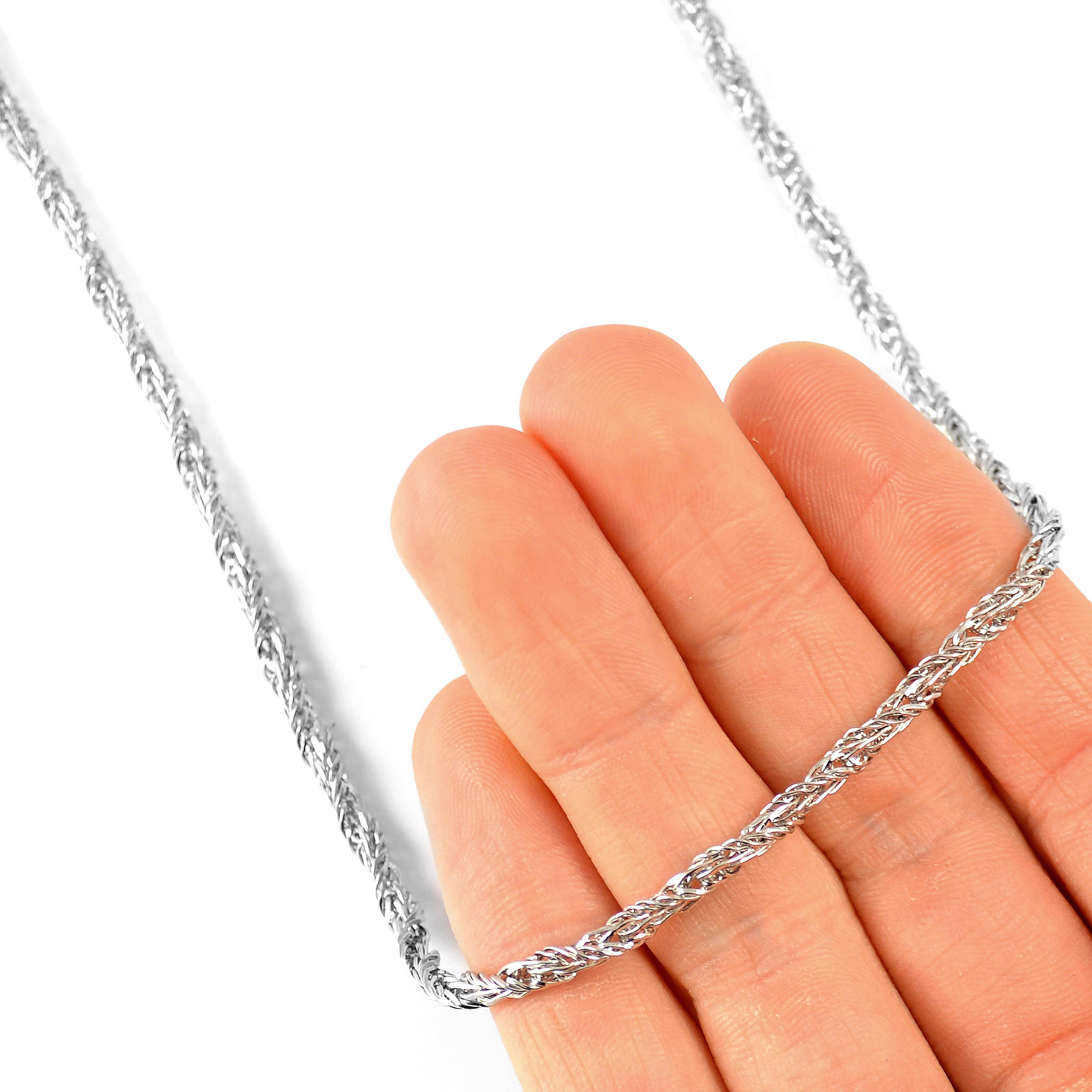 Moderne Twisted Stalen Ketting - 2