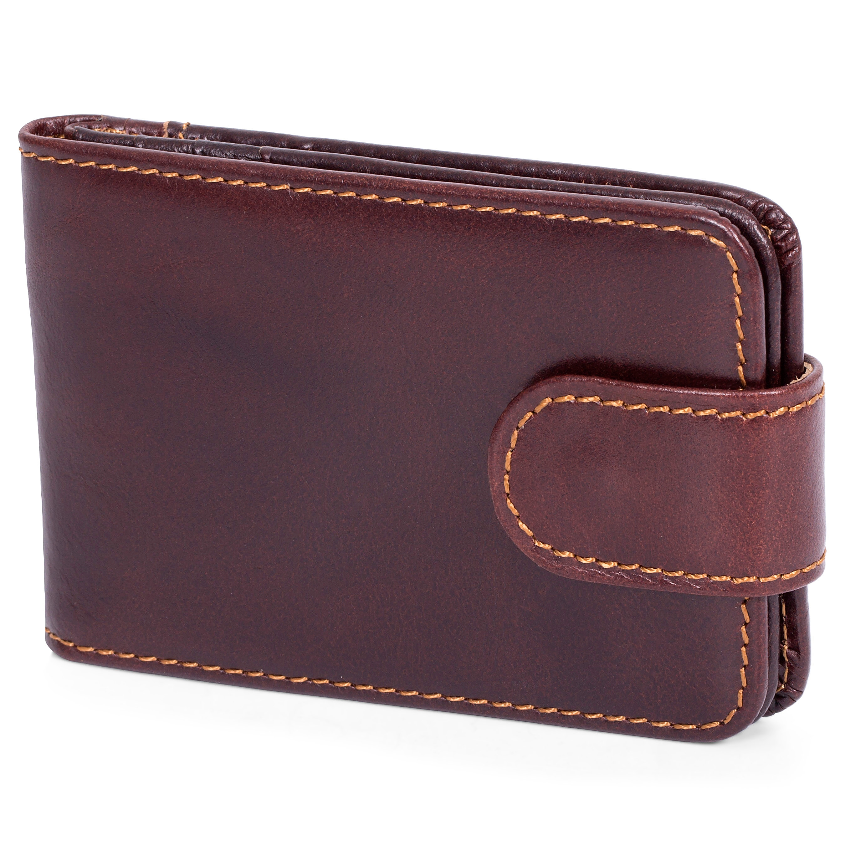 Classic Vintage Brown Card Holder - 1