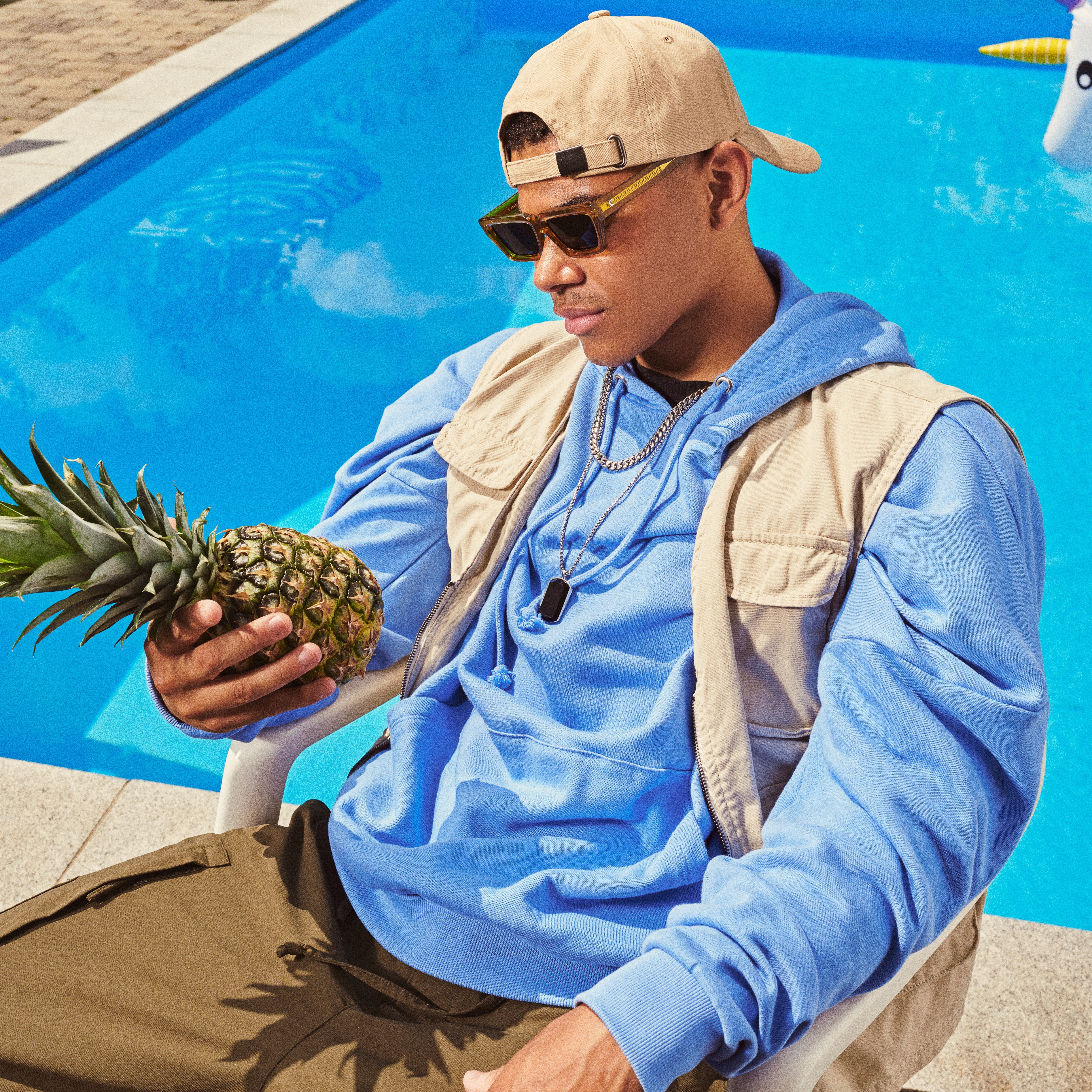 Lacuna | Пясъчножълта бейзболна шапка - 4