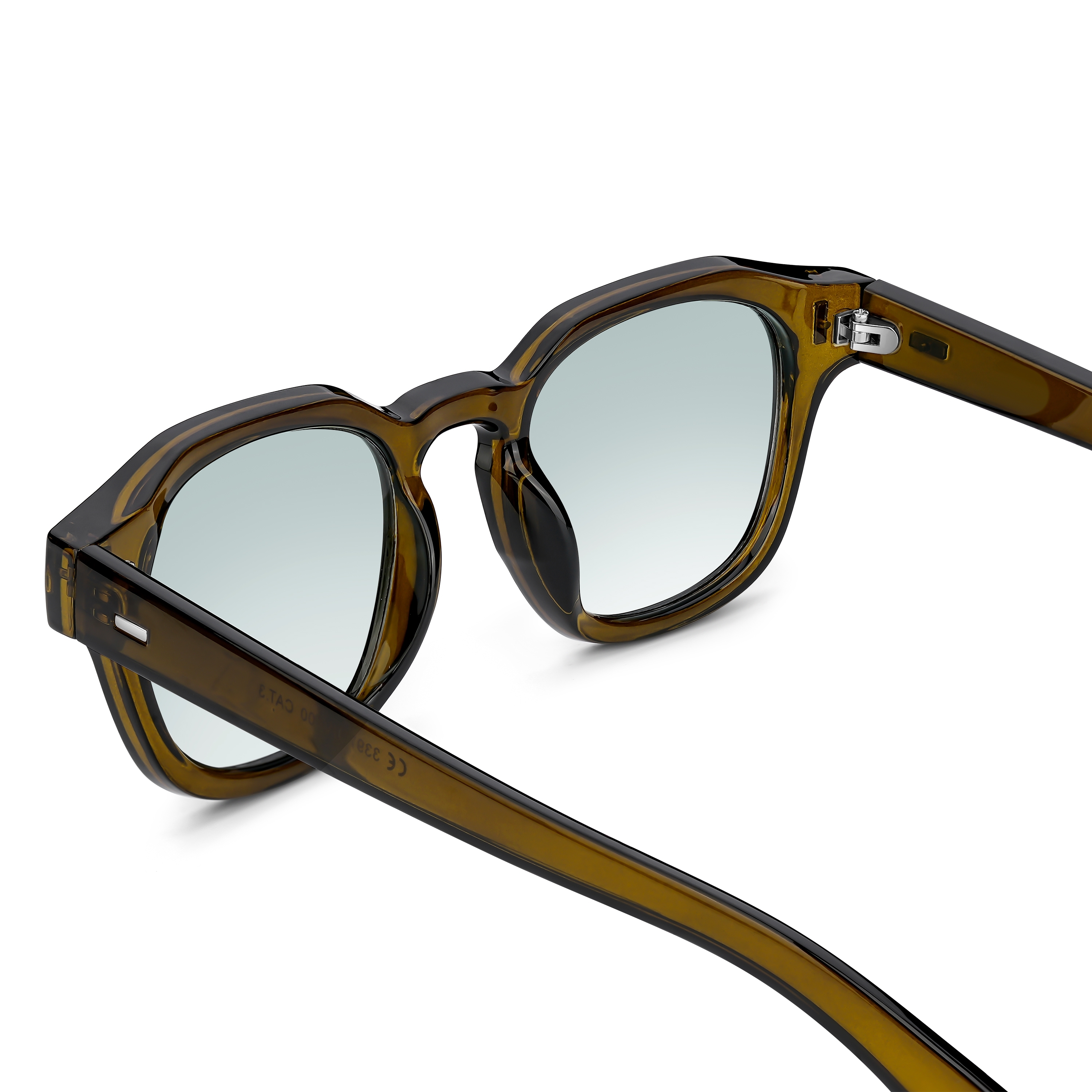 Braun Verlauf geometrische Hornrand Sonnenbrille




 - 4