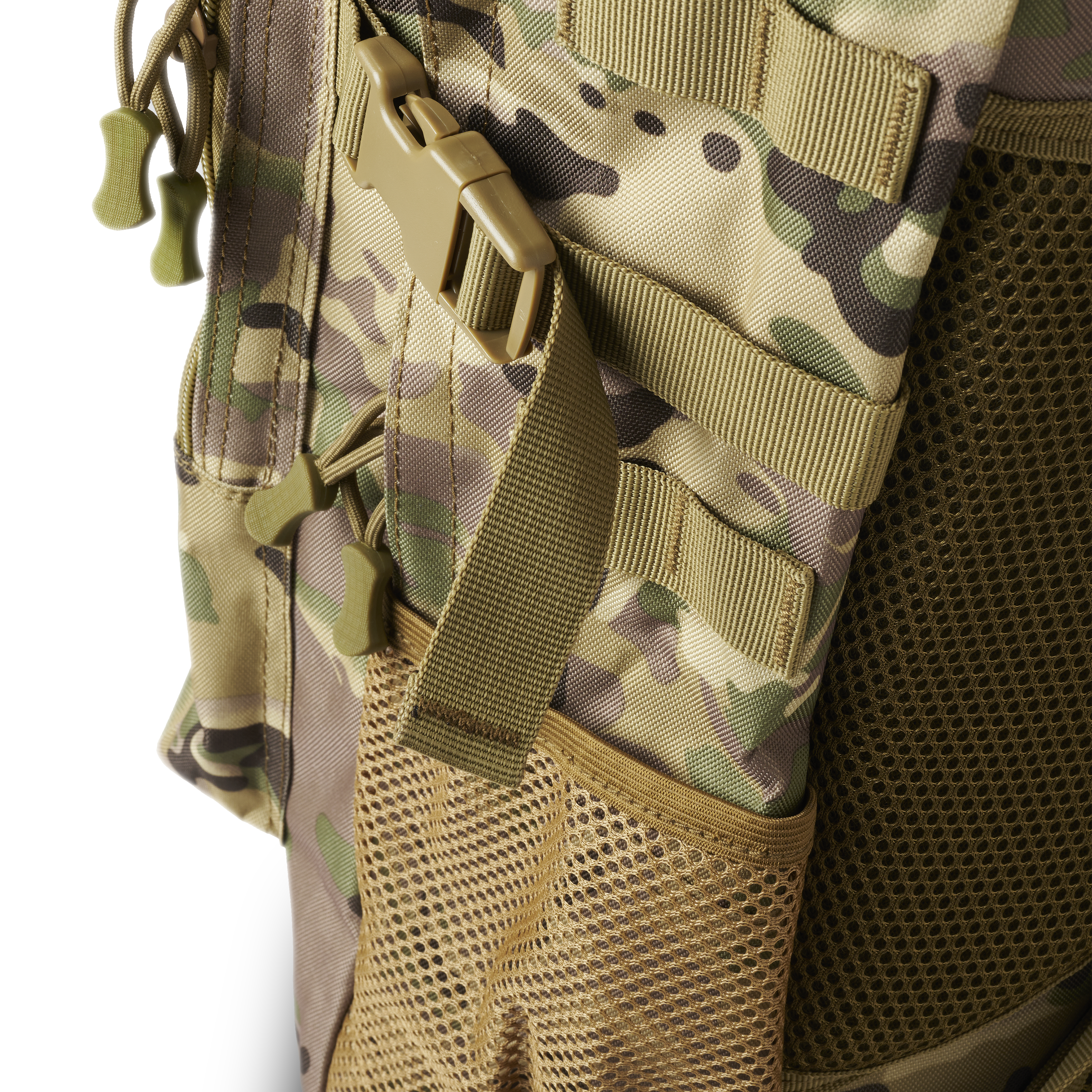 Expedition | Camouflagefarbener taktischer Rucksack mit 35 L Volumen und mehreren Fächern sowie Patch-Fläche - 5