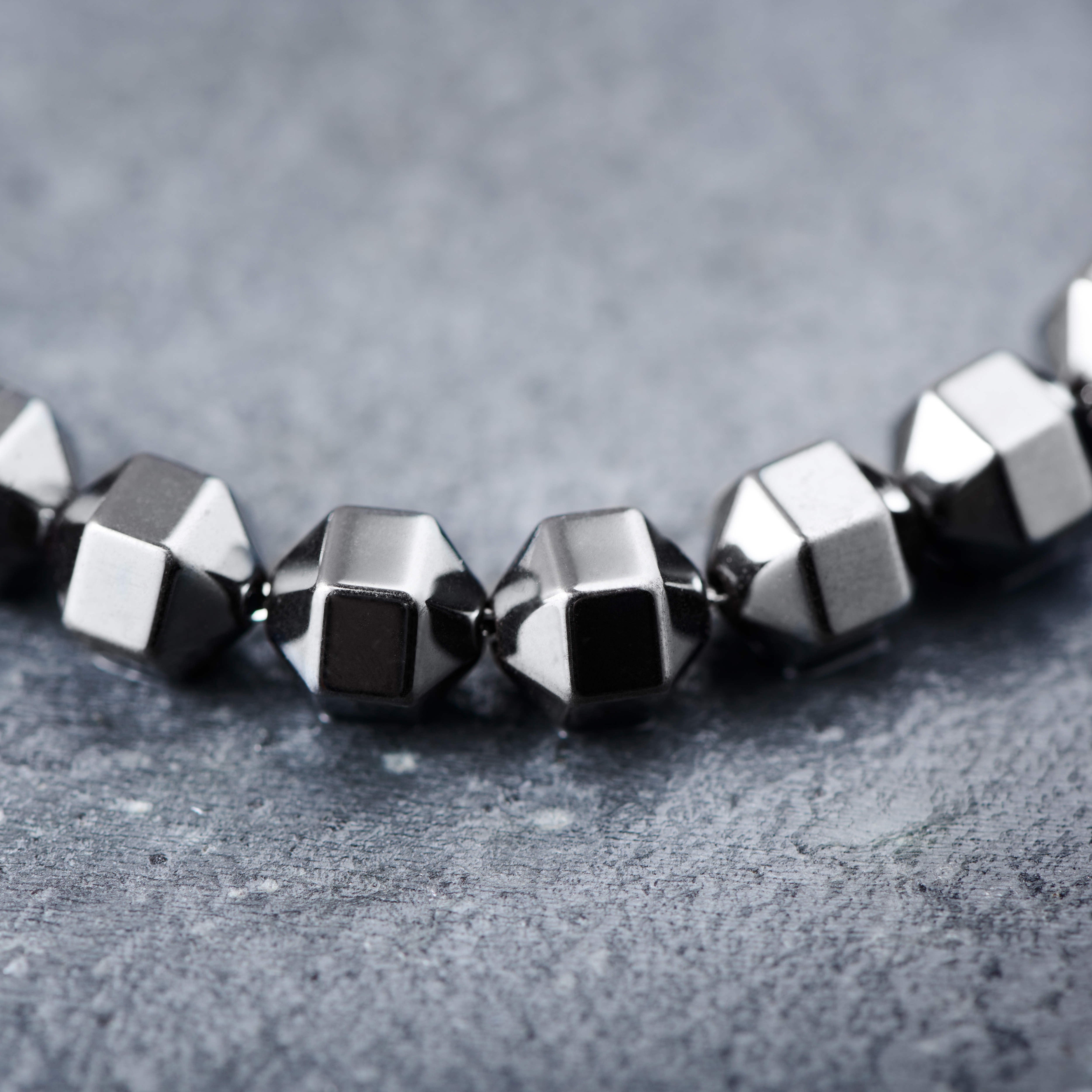 Armband Hämatit Hexagonal Sanatio  - 5