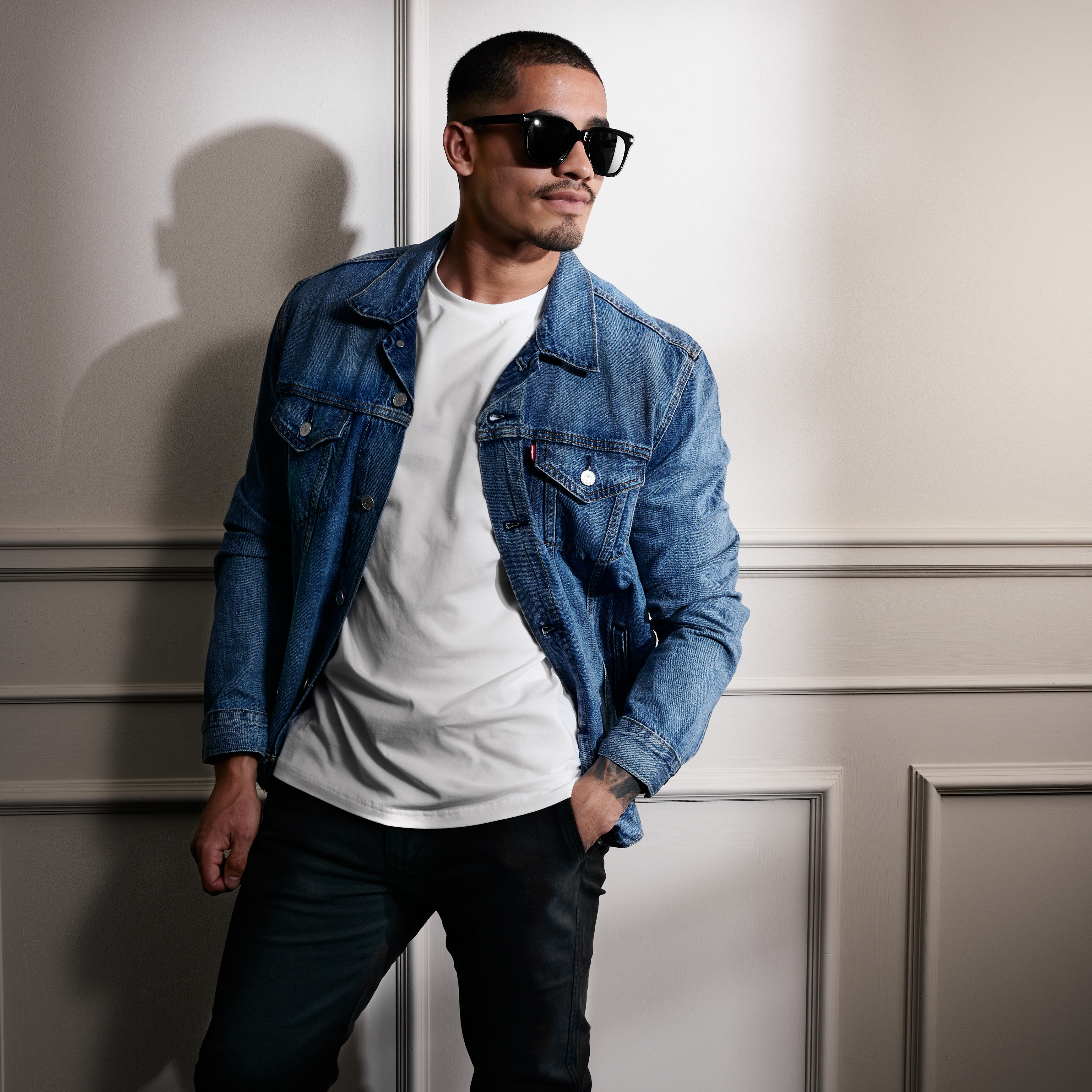 Wolfgang Thea Zwart & Grijze Gepolariseerde Zonnebril - 3