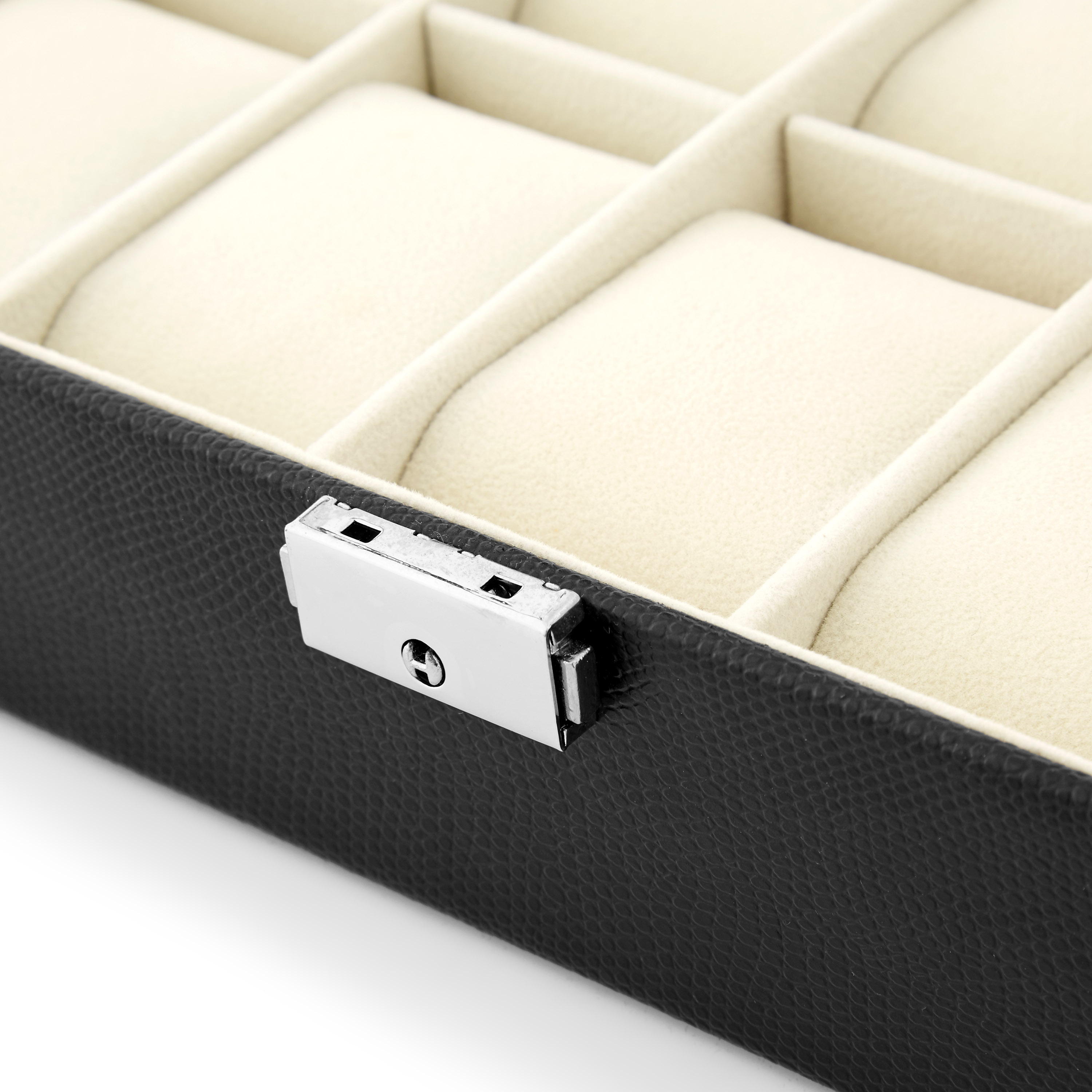 Horlogebox in Chic Kunstleer met Slangenpatroon - 10 Horloges - 4