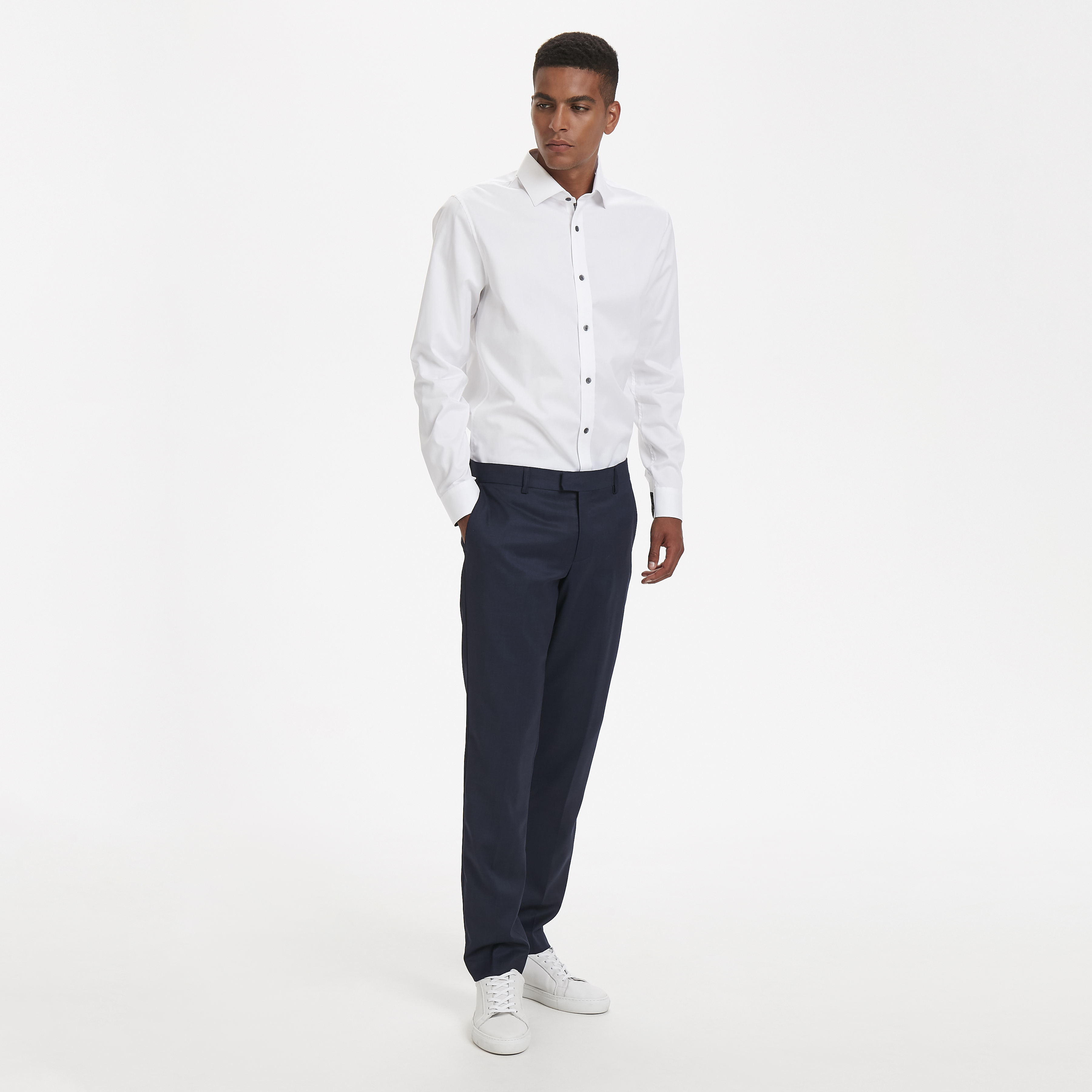 Chemise blanche en twill Trostol City - 8