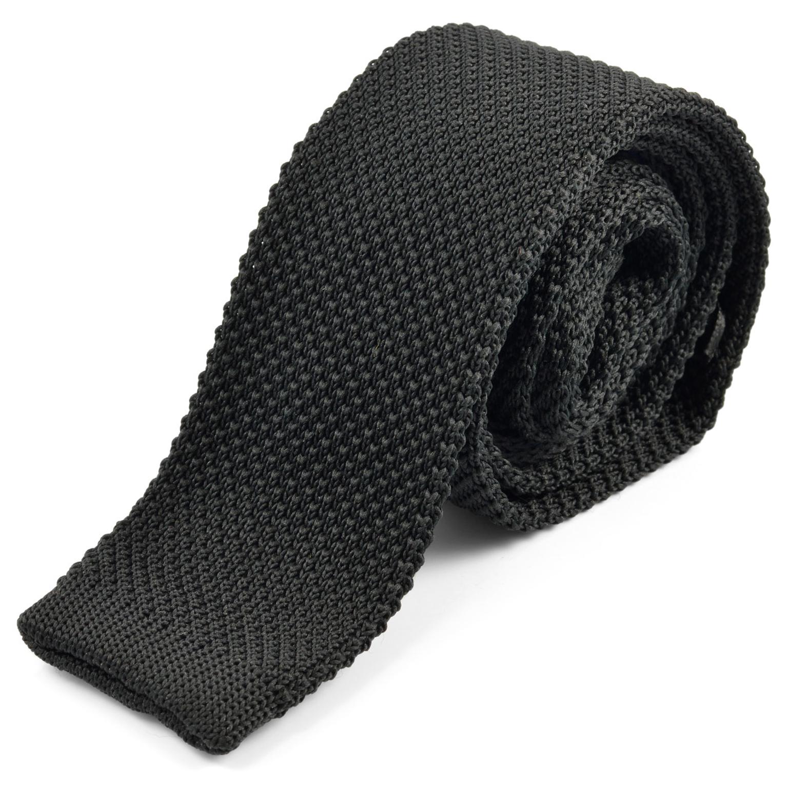 Black Knitted Tie Black Knitted Tie
