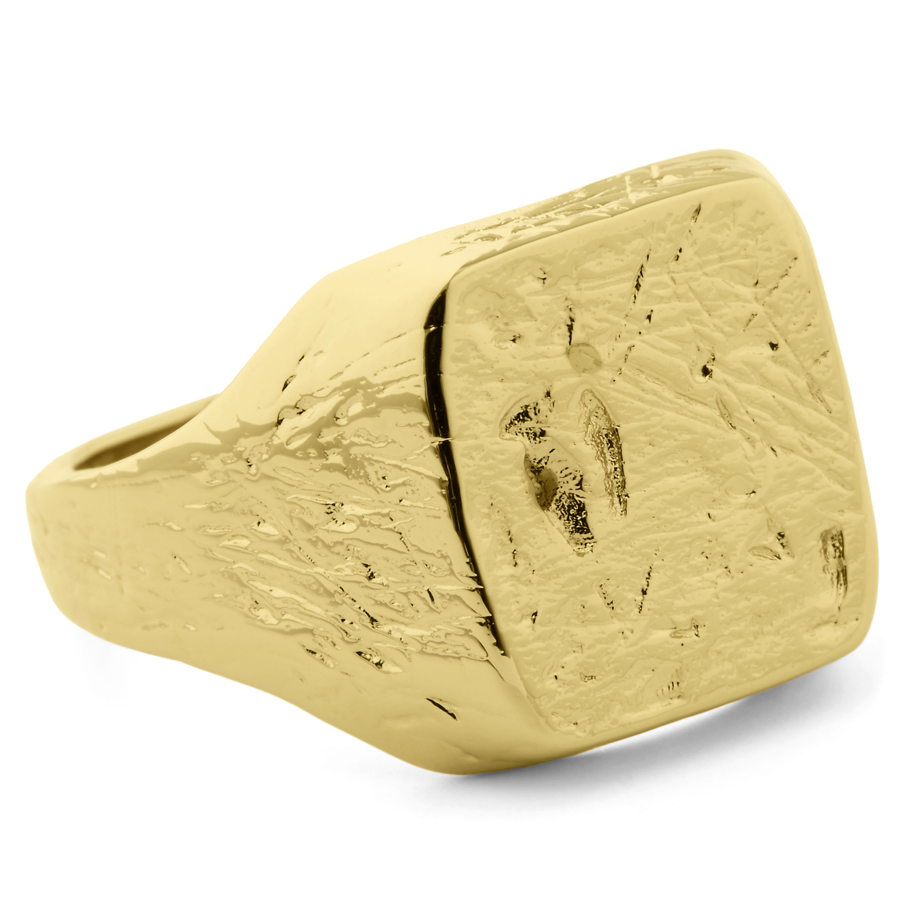 Django Signet 925s Gold Classic Ring - 2