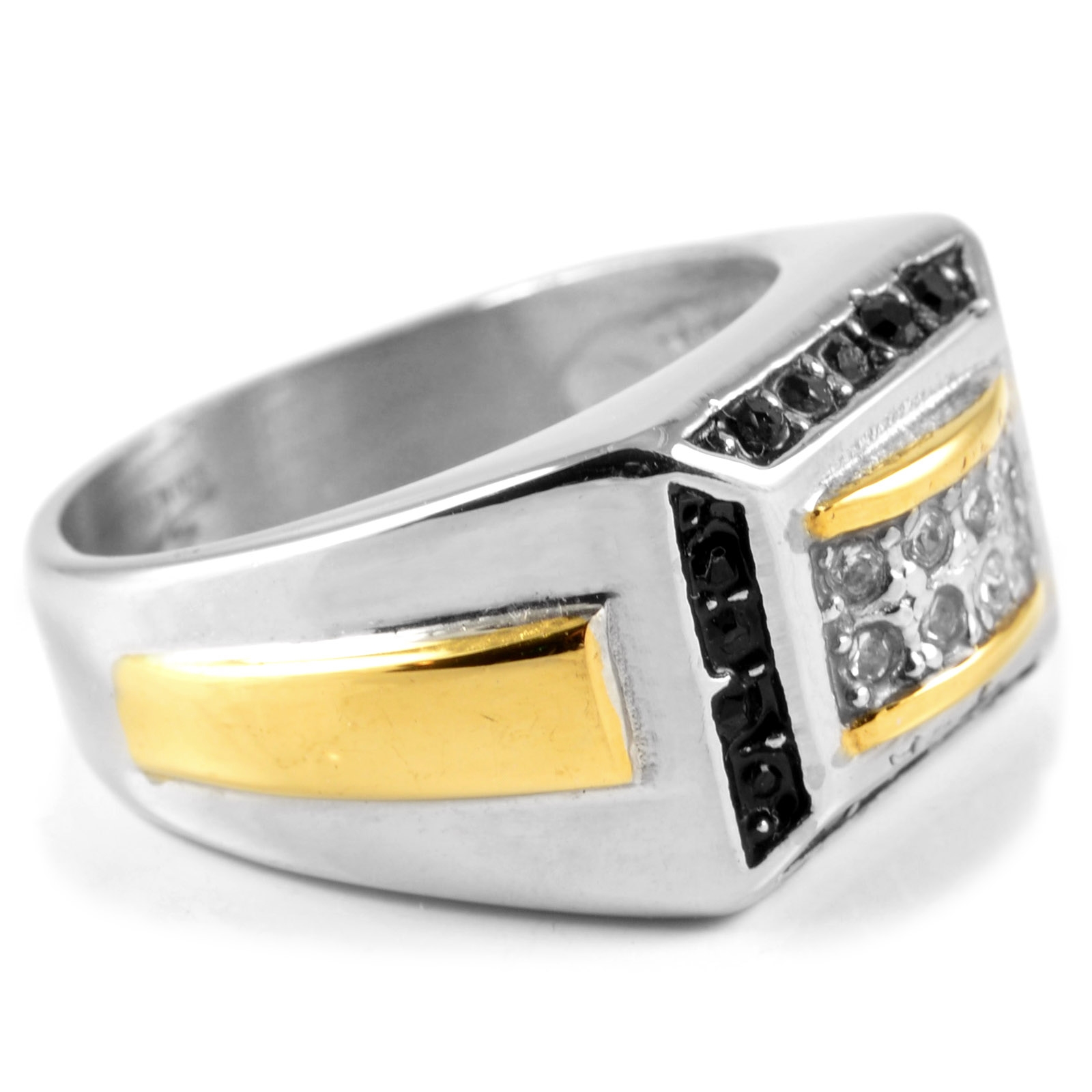 Kings Gold Zirkoni Terässormus - 3