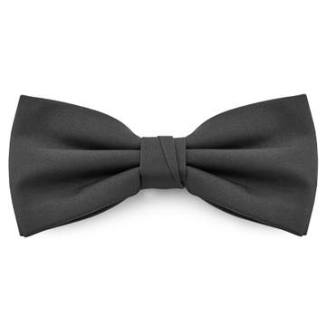 Charcoal Basic Pre-Tied Bow Tie