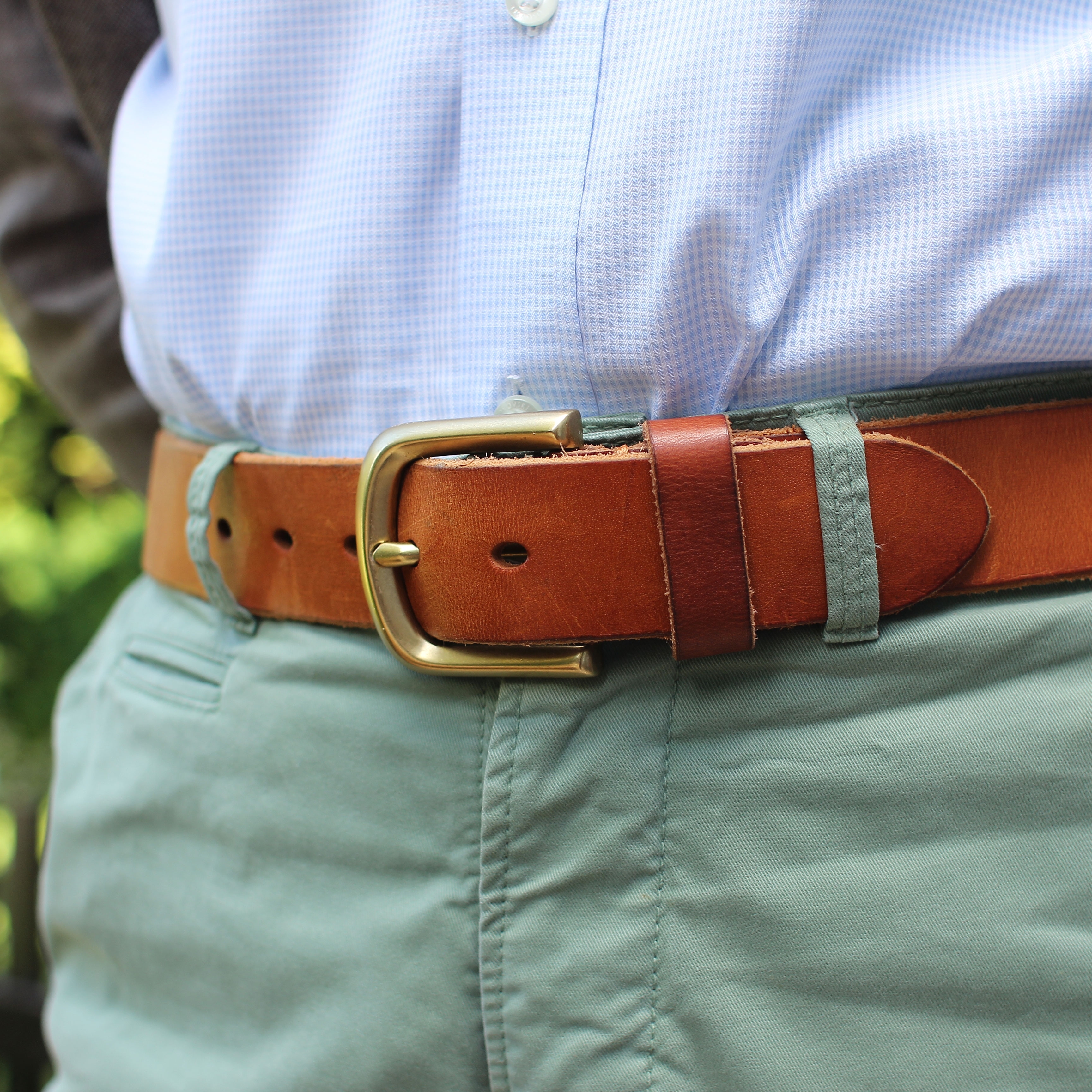 Cognac Minimalist Belt - 4