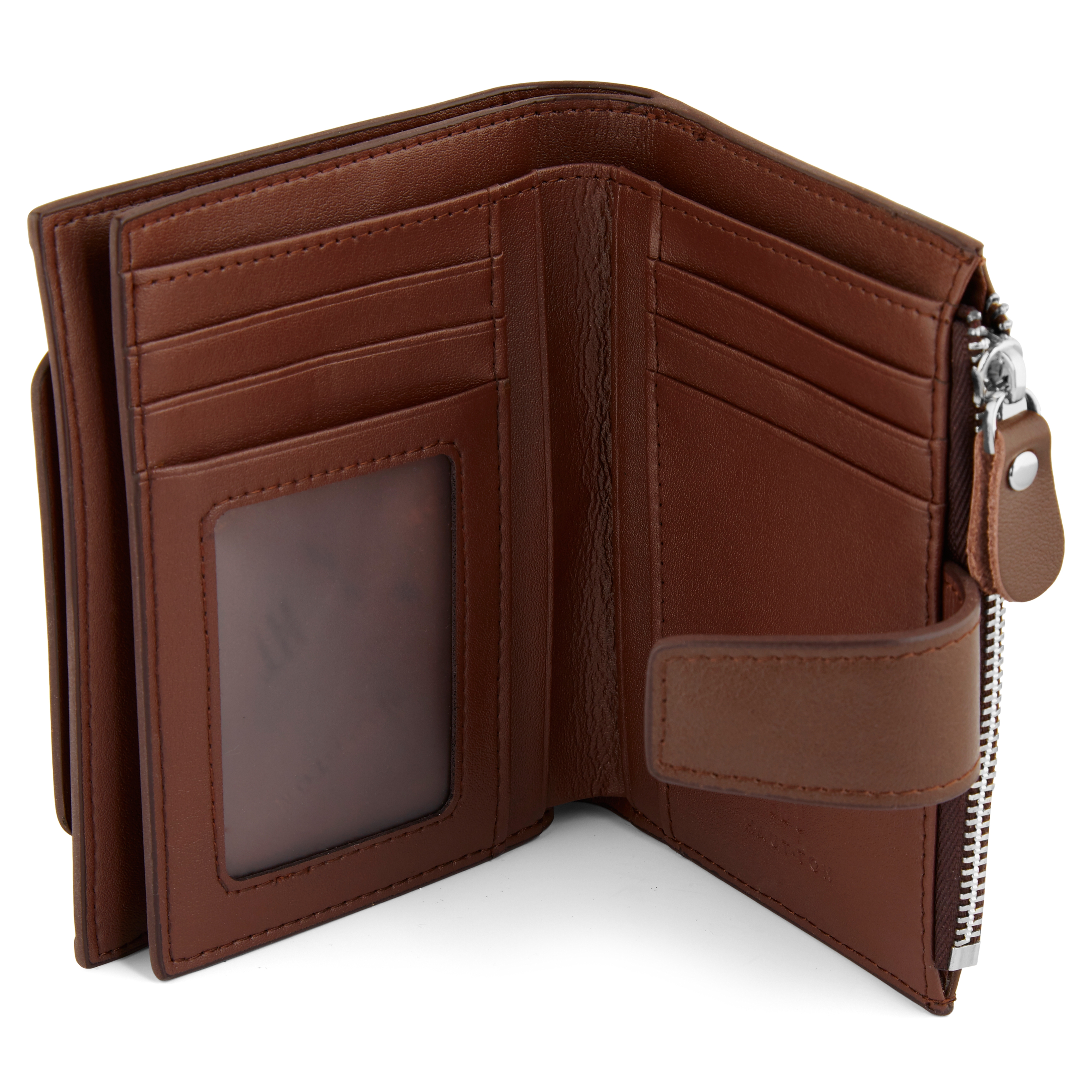 Braune Leder Reisegeldbörse - 2