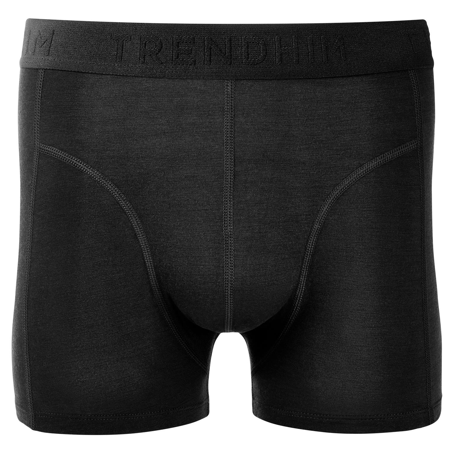 FeatherFeel | Schwarze Boxershorts aus Merinowolle FeatherFeel | Schwarze Boxershorts aus Merinowolle