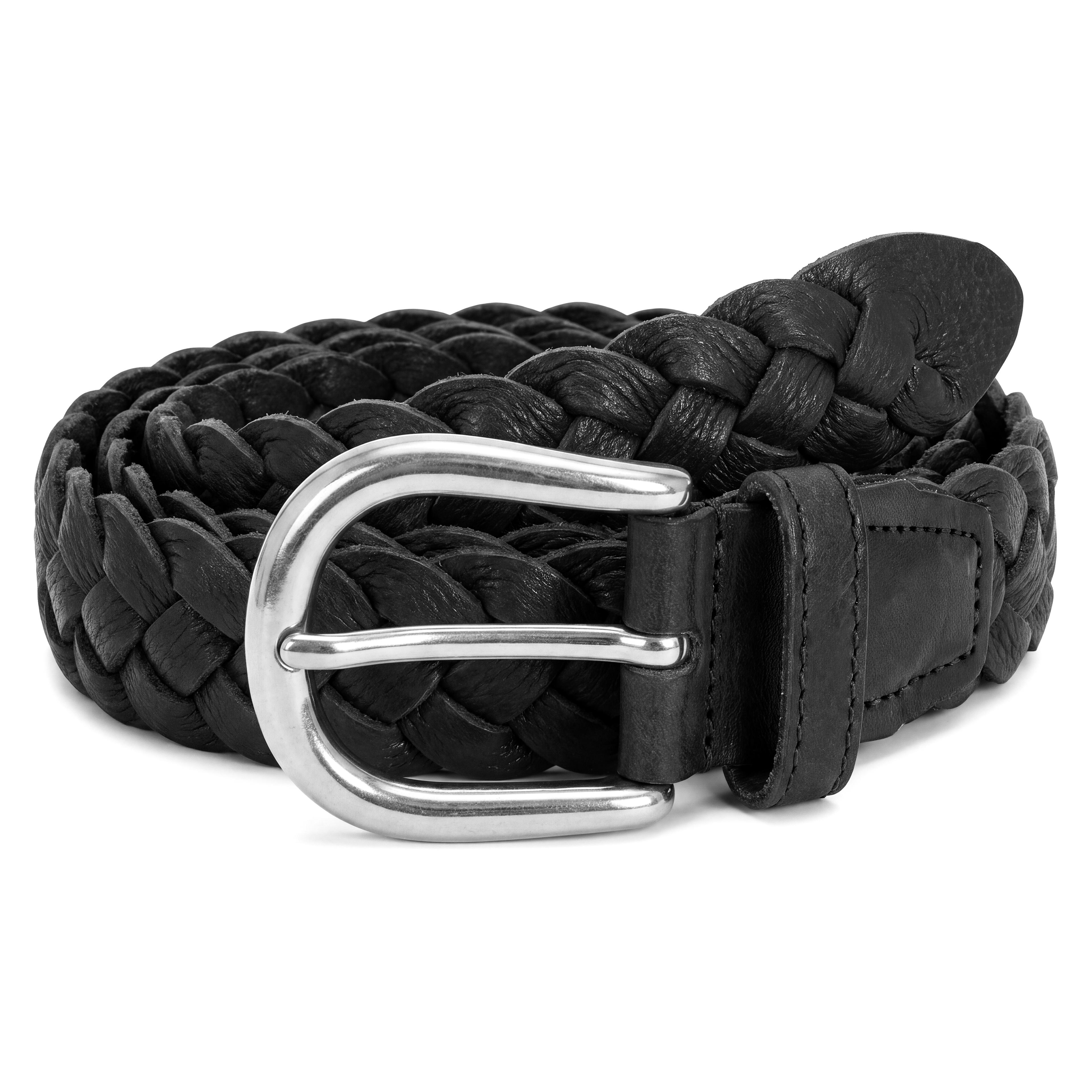 Les Deux | Victor Black Braided Belt Les Deux | Victor Black Braided Belt
